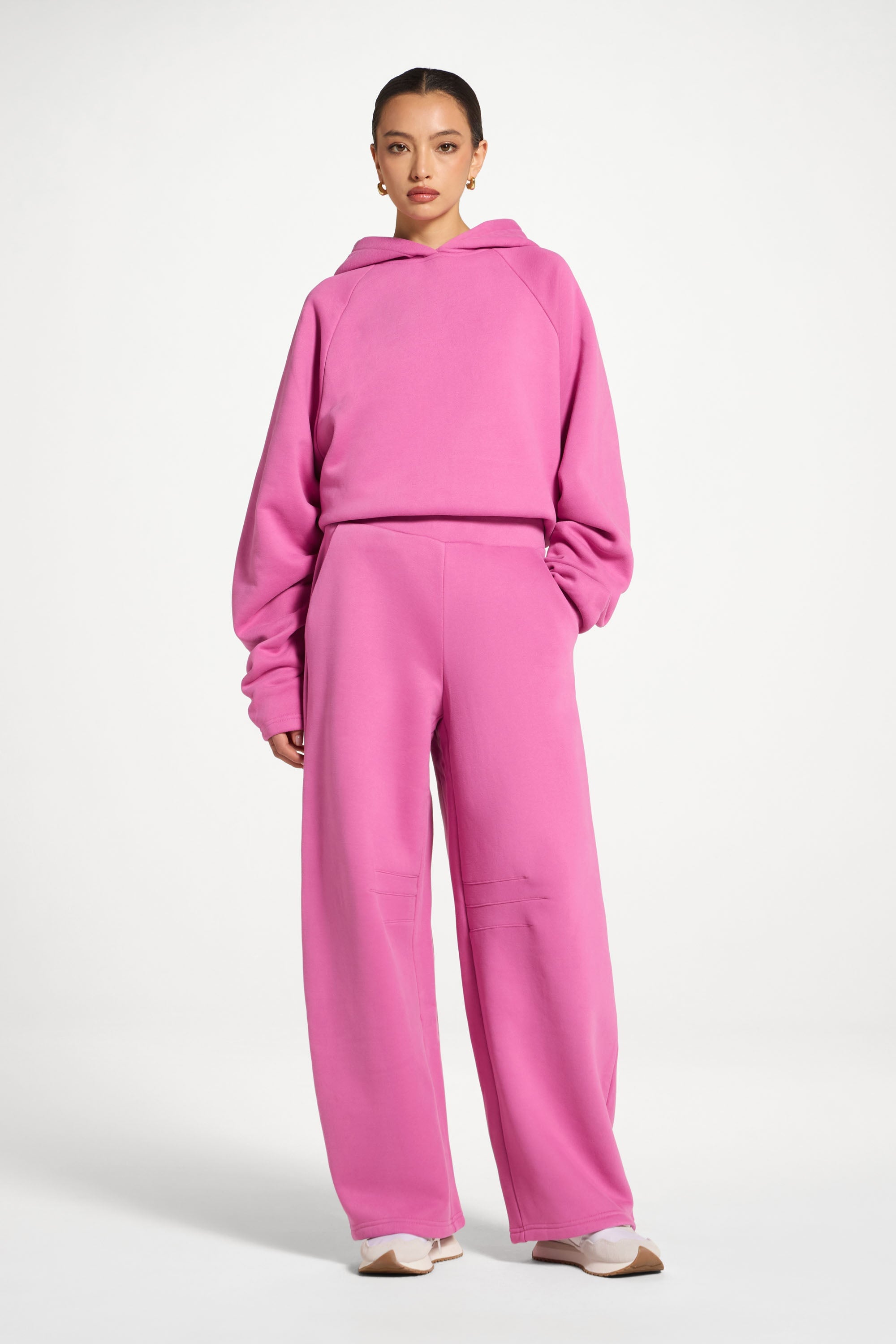 Pleated Lounge Top & Pants Set - Orchid Abayas Veiled