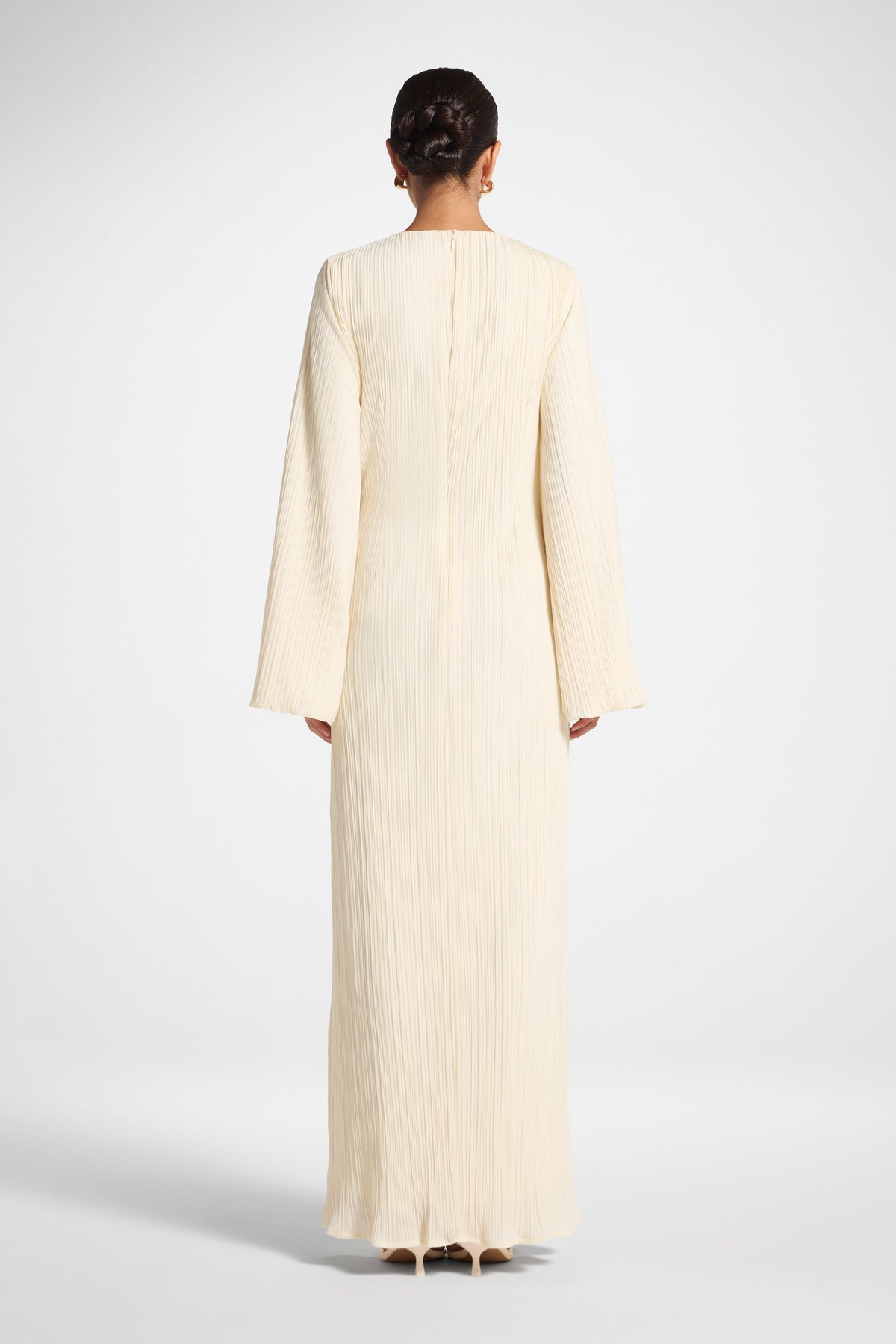 Plissé Maxi Dress - Moonlight Dress Veiled