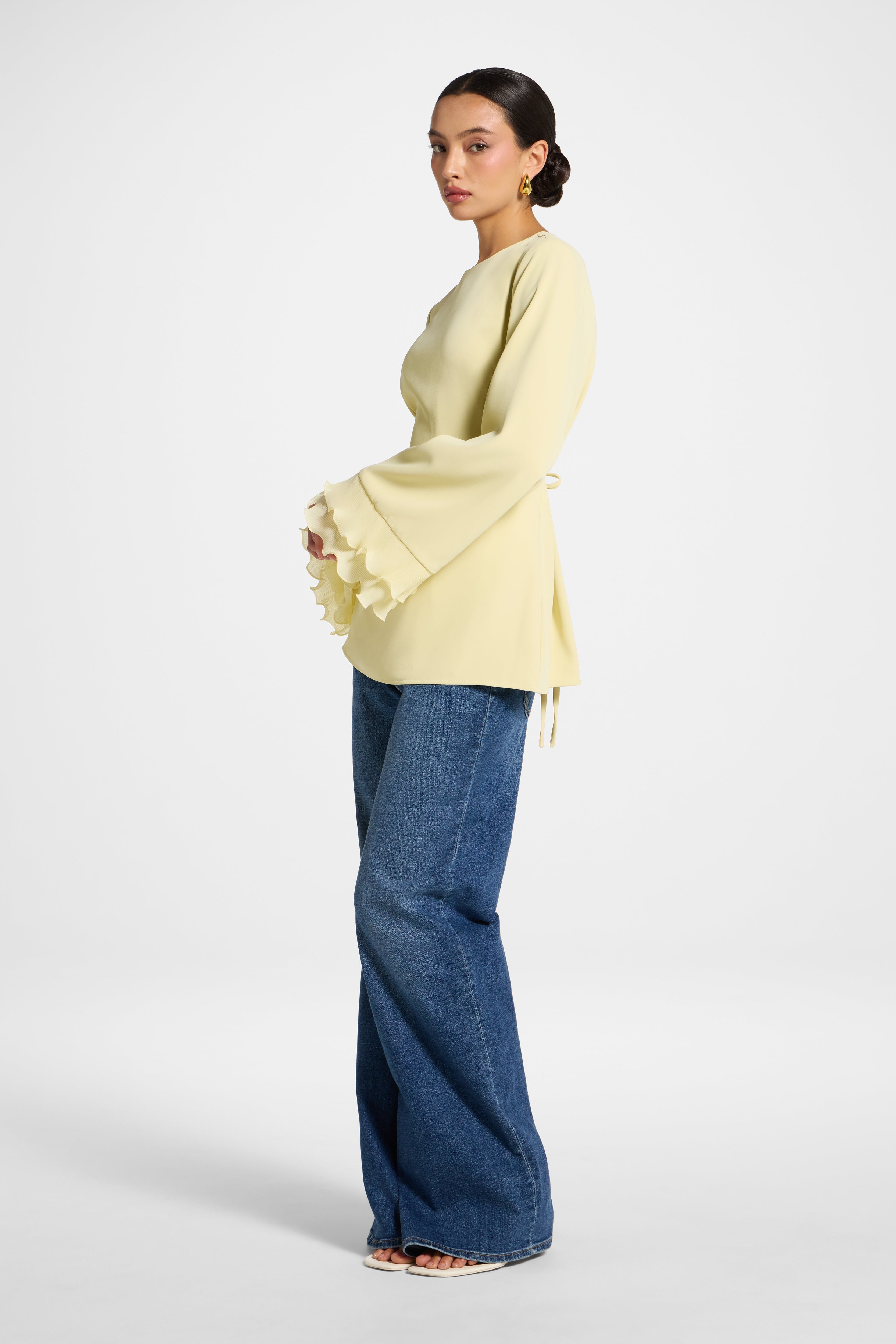 Plisse Top - Honeydew Abayas Veiled
