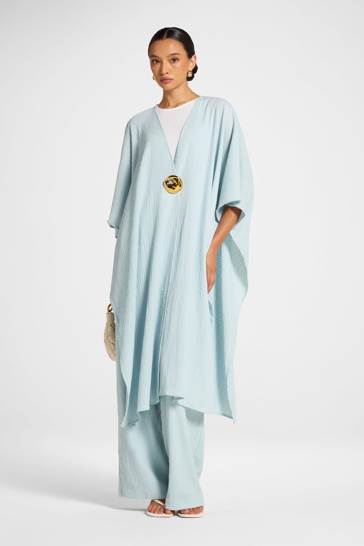 Poncho & Pant Set - Dolphin Pants Veiled