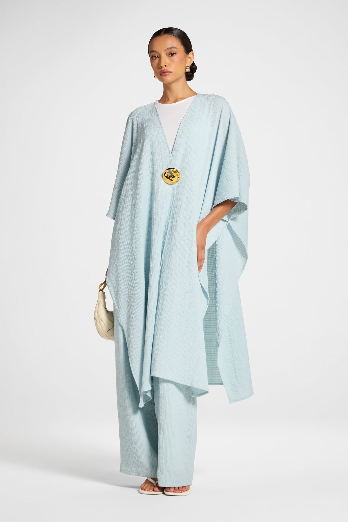 Poncho & Pant Set - Dolphin Pants Veiled