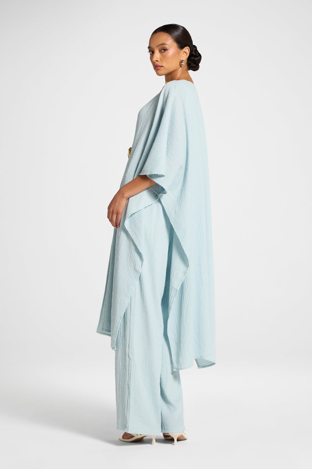 Poncho & Pant Set - Dolphin Pants Veiled