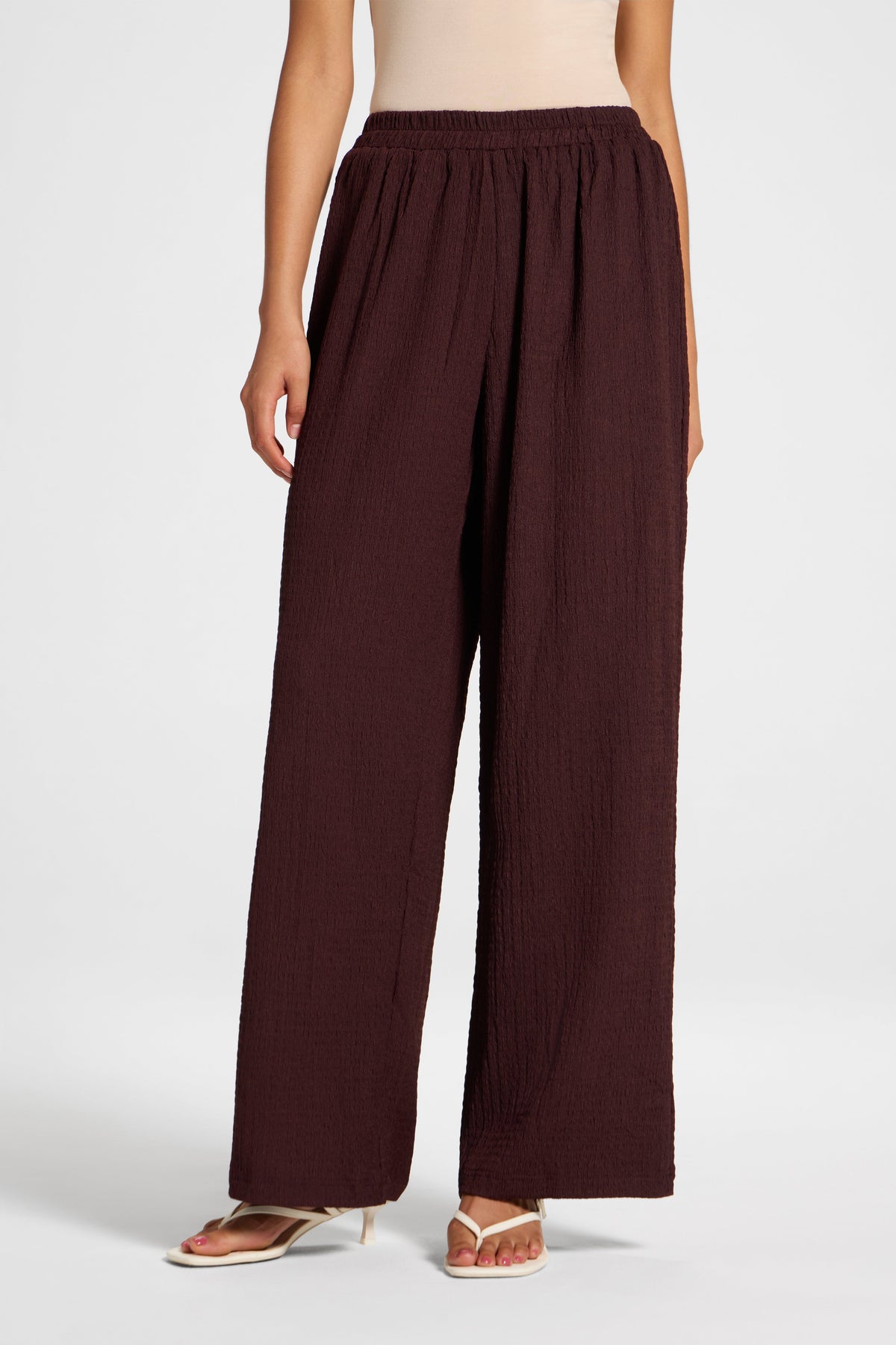 Poncho & Pant Set - Espresso Veiled