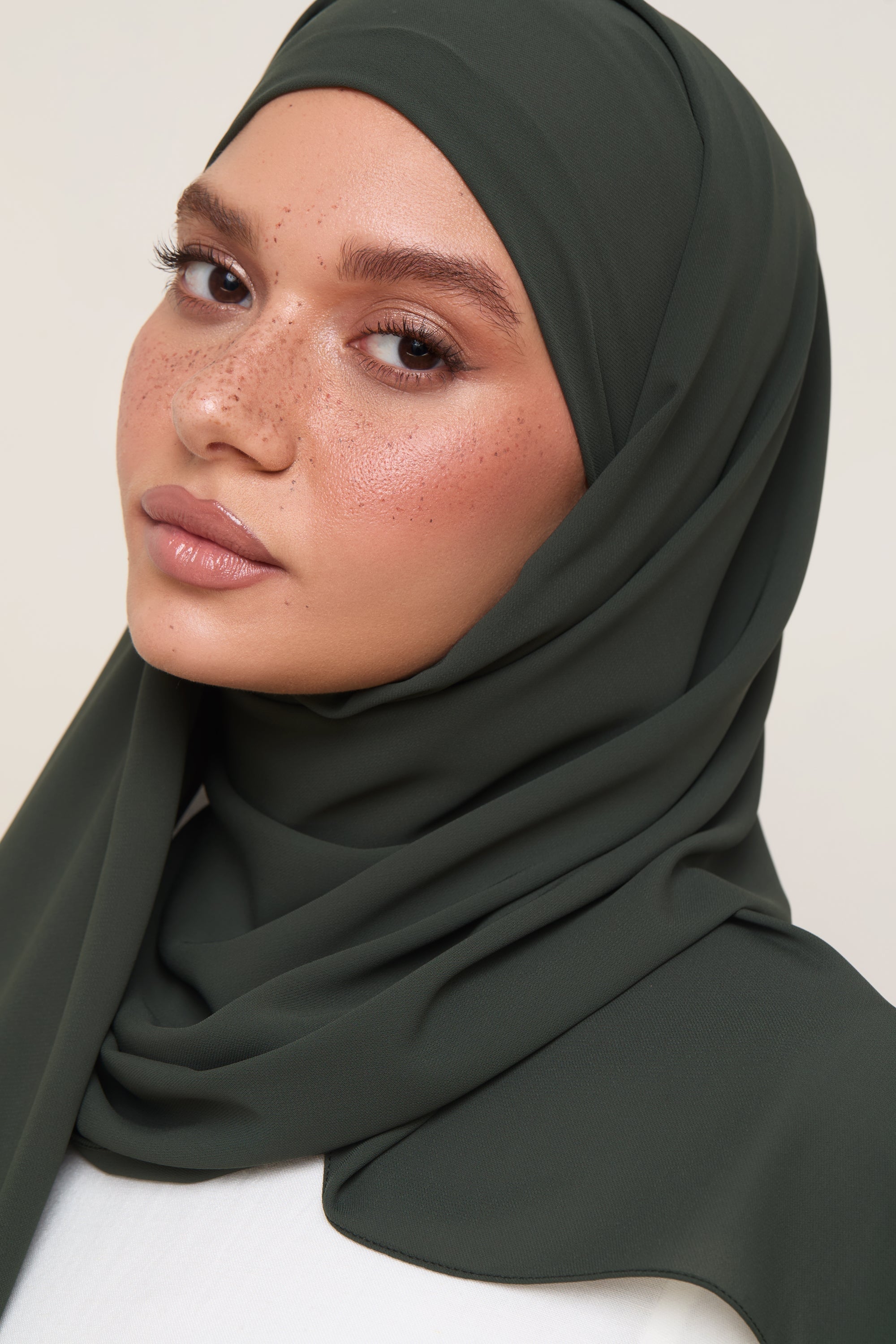 Premium Chiffon Hijab - Dark Ivy Hijabs Veiled