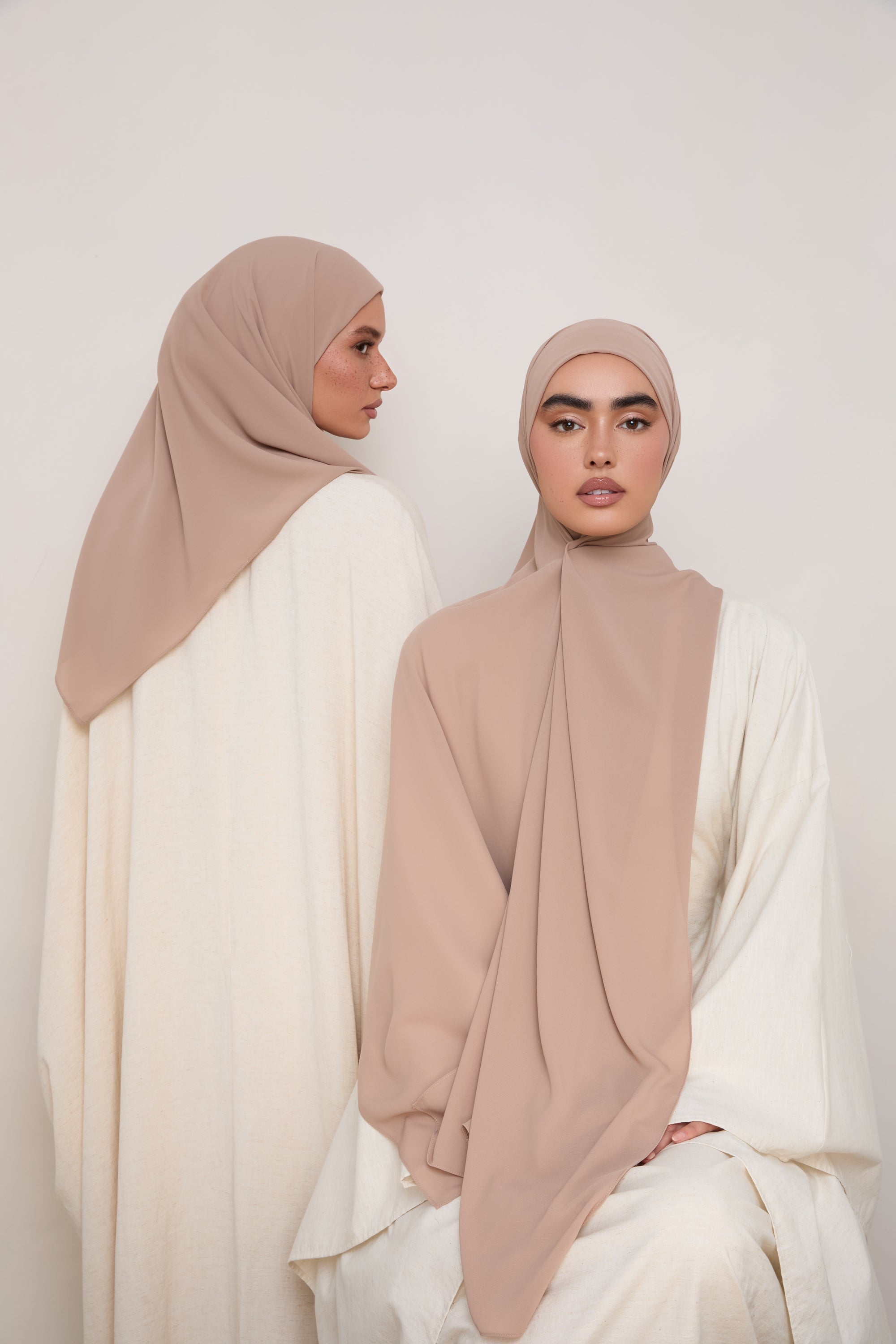 Premium Chiffon Hijab - Natural Hijabs Veiled