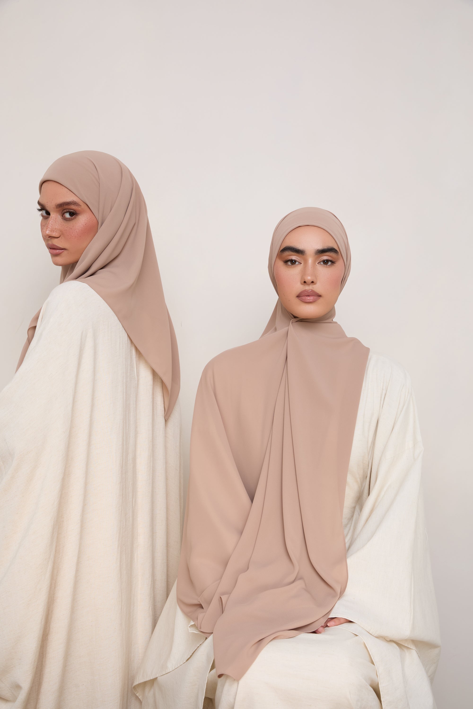 Premium Chiffon Hijab - Natural Hijabs Veiled
