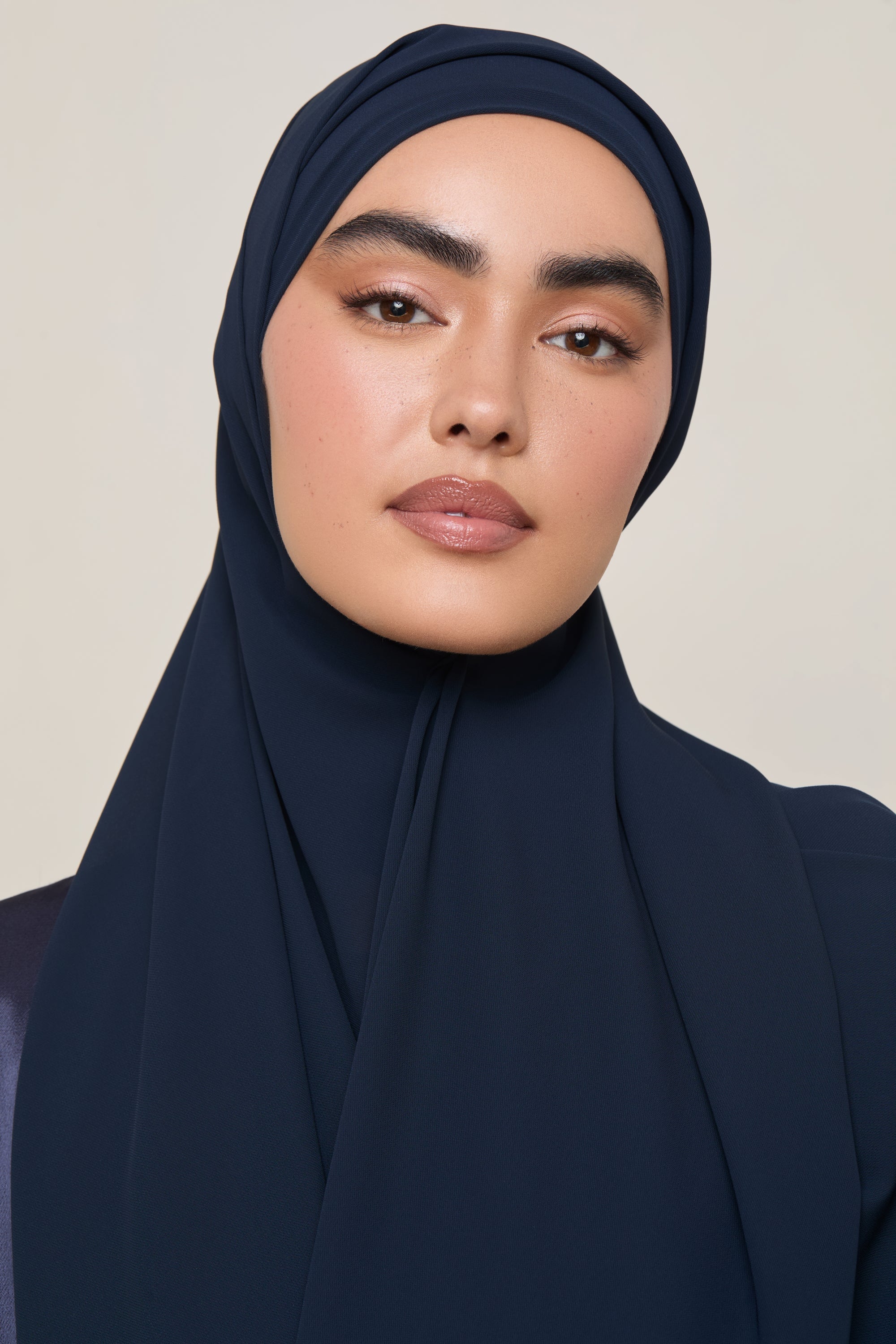 Premium Chiffon Hijab - Navy Hijabs Veiled