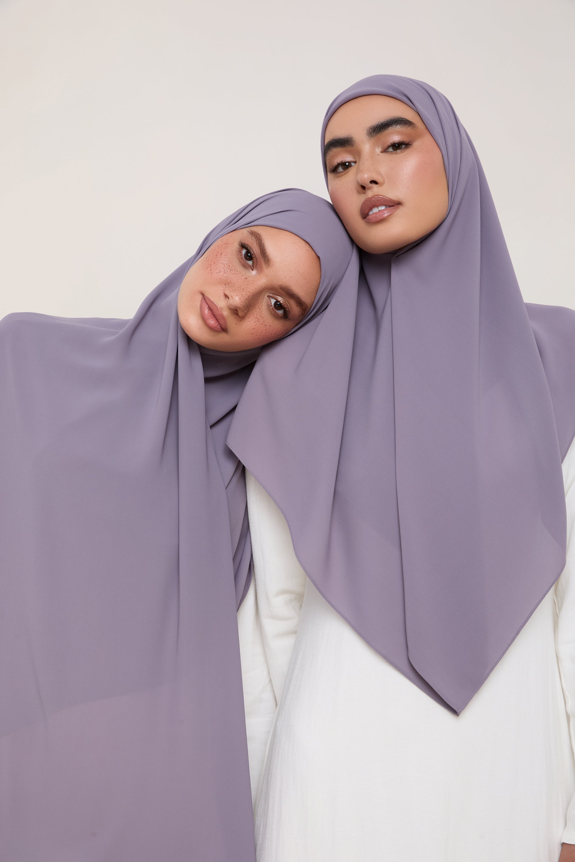 Premium Chiffon Hijab - Purple Sage Hijabs Veiled
