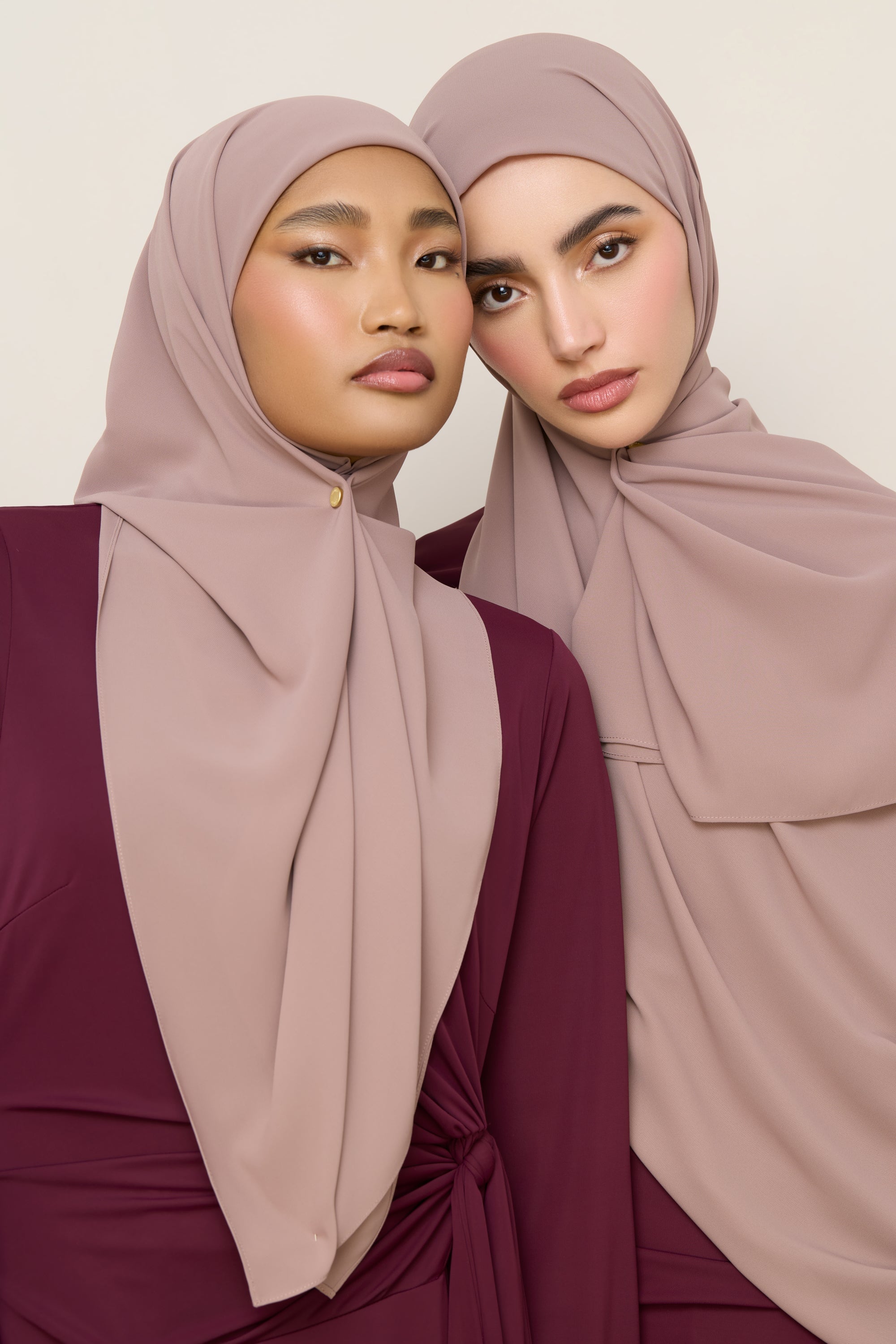 Premium Chiffon Hijab - Truffle Brown Hijabs Veiled