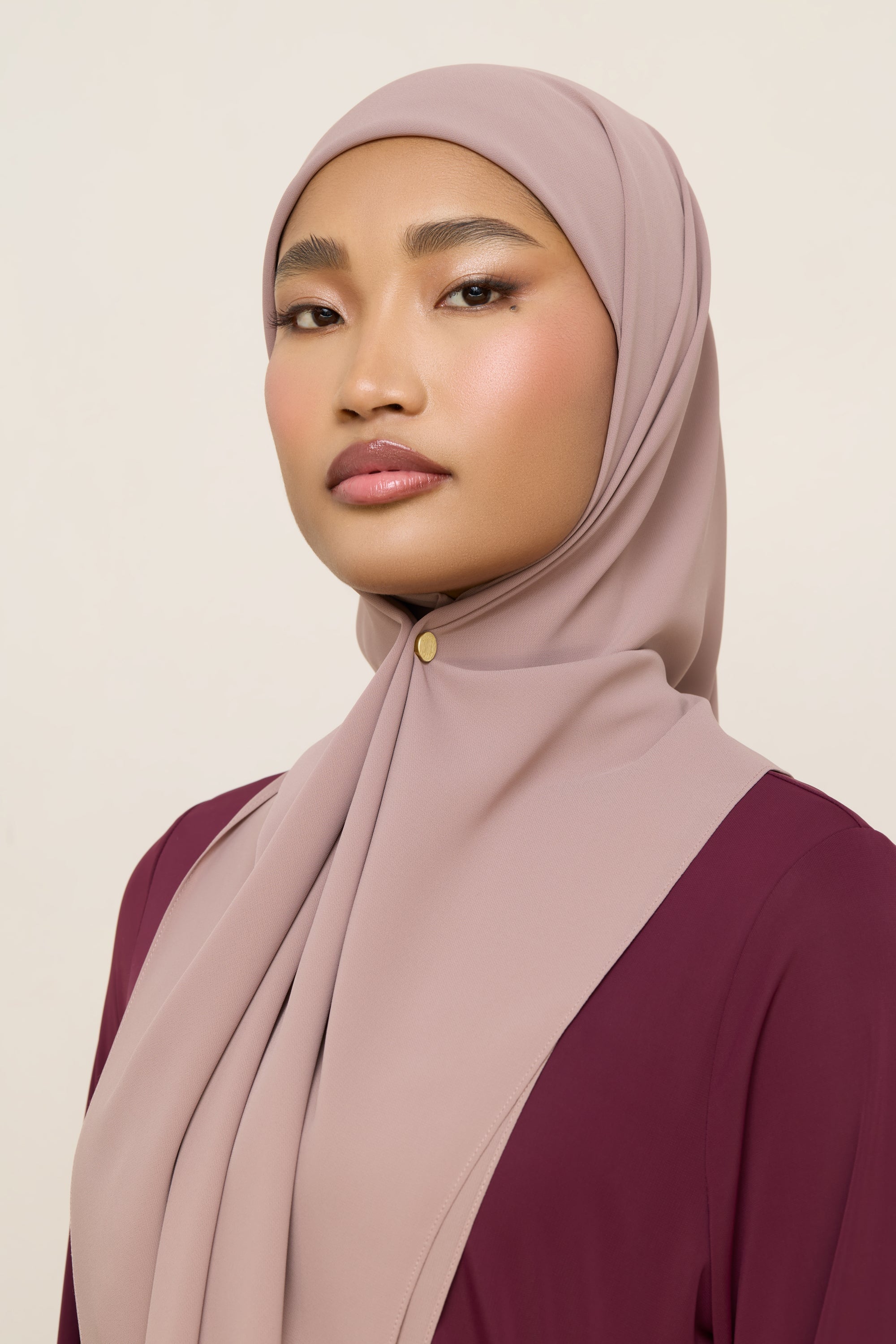 Premium Chiffon Hijab - Truffle Brown Hijabs Veiled