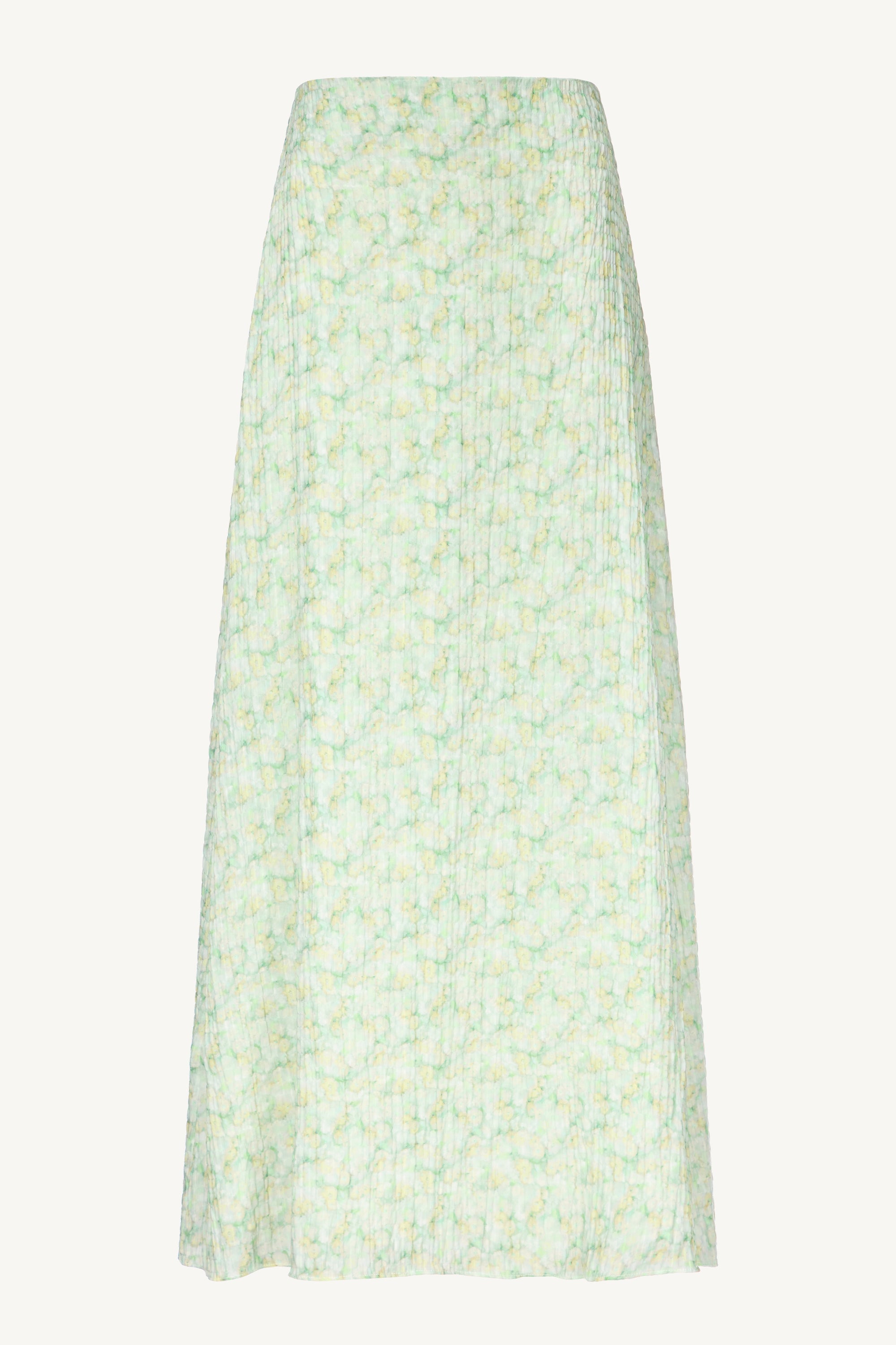 Printed Floral Maxi Skirt - Lemon Lime Dresses Veiled