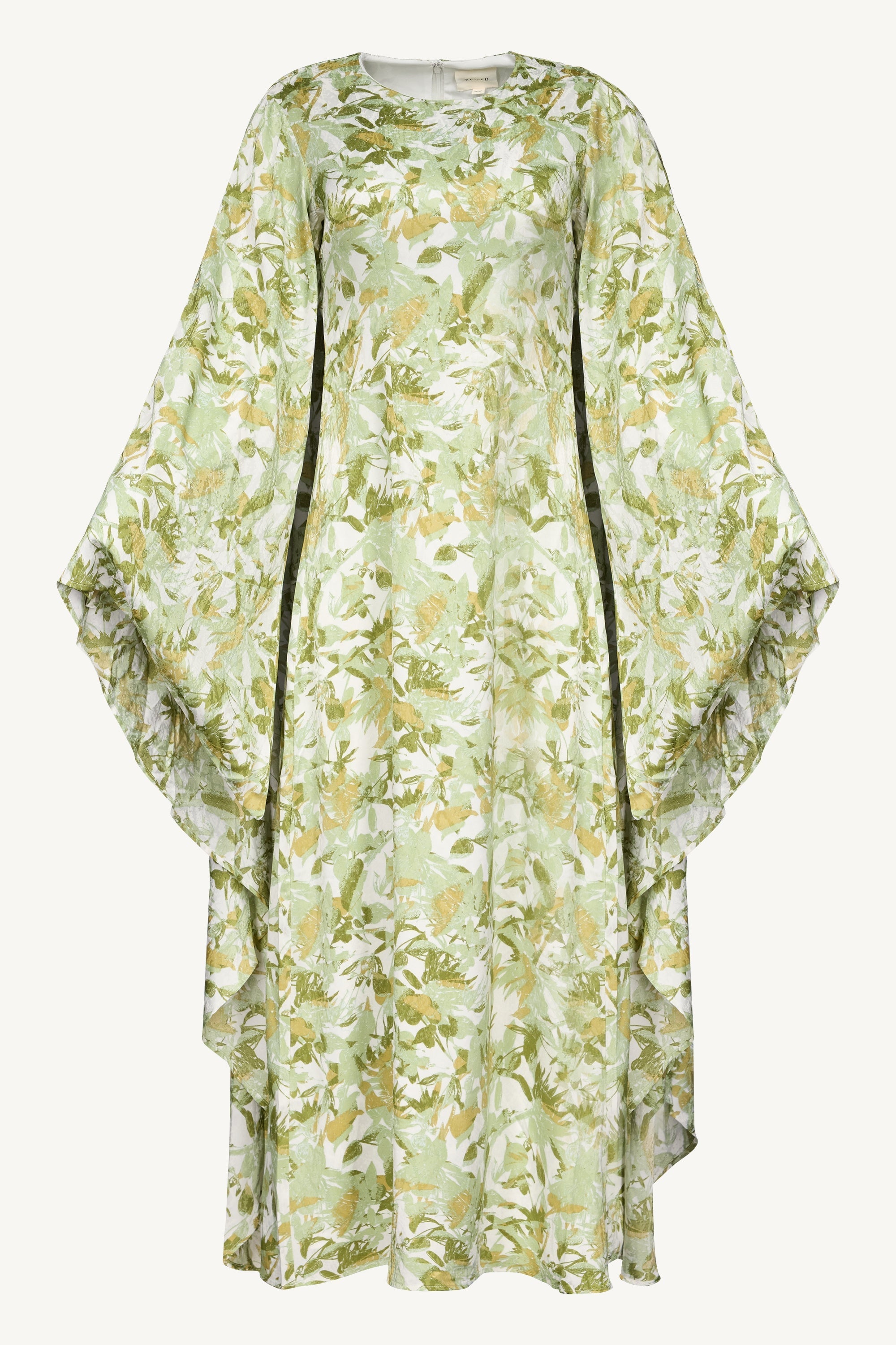 Printed Kaftan Maxi Dress - Sage Dresses Veiled