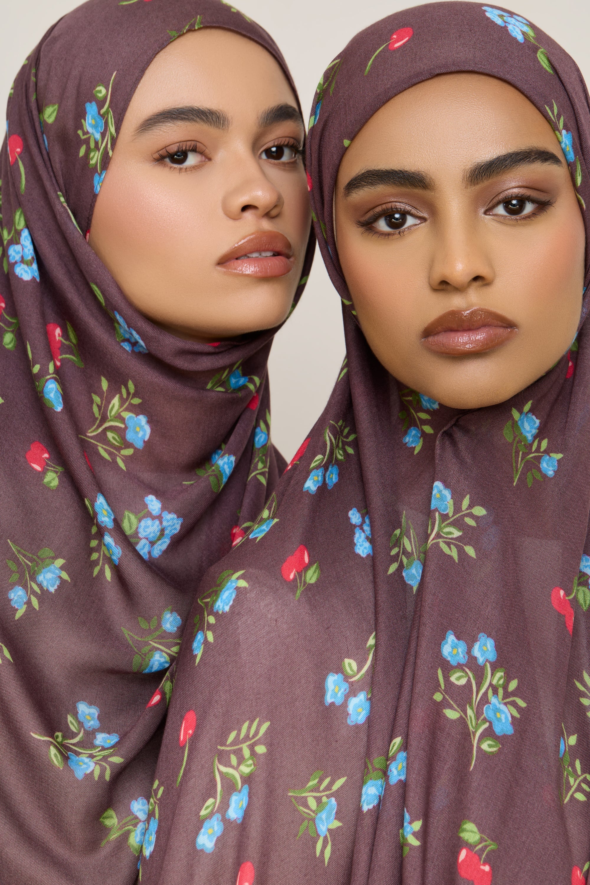 Printed Modal Hijab - Cherry Blossom Hijabs Veiled