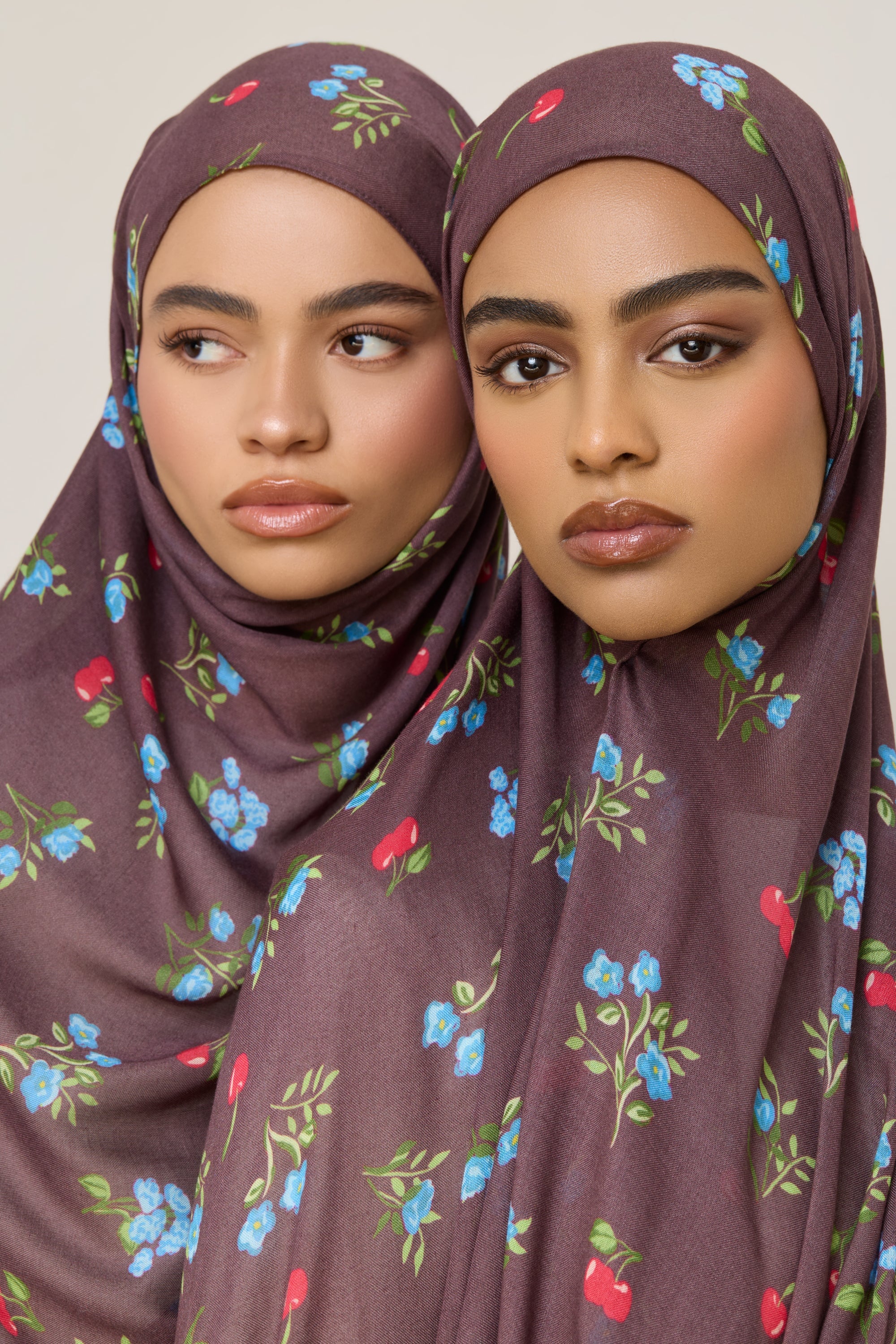 Printed Modal Hijab - Cherry Blossom Hijabs Veiled