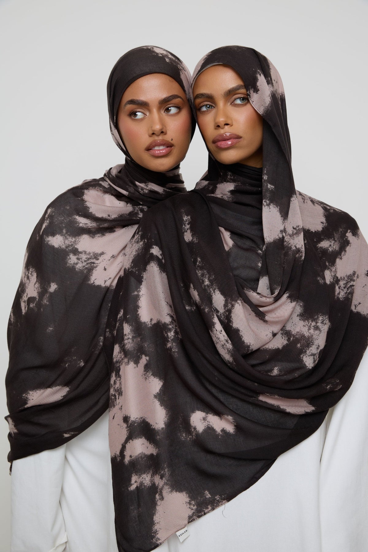 Printed Modal Hijab - Coffee Clouds Hijabs Veiled