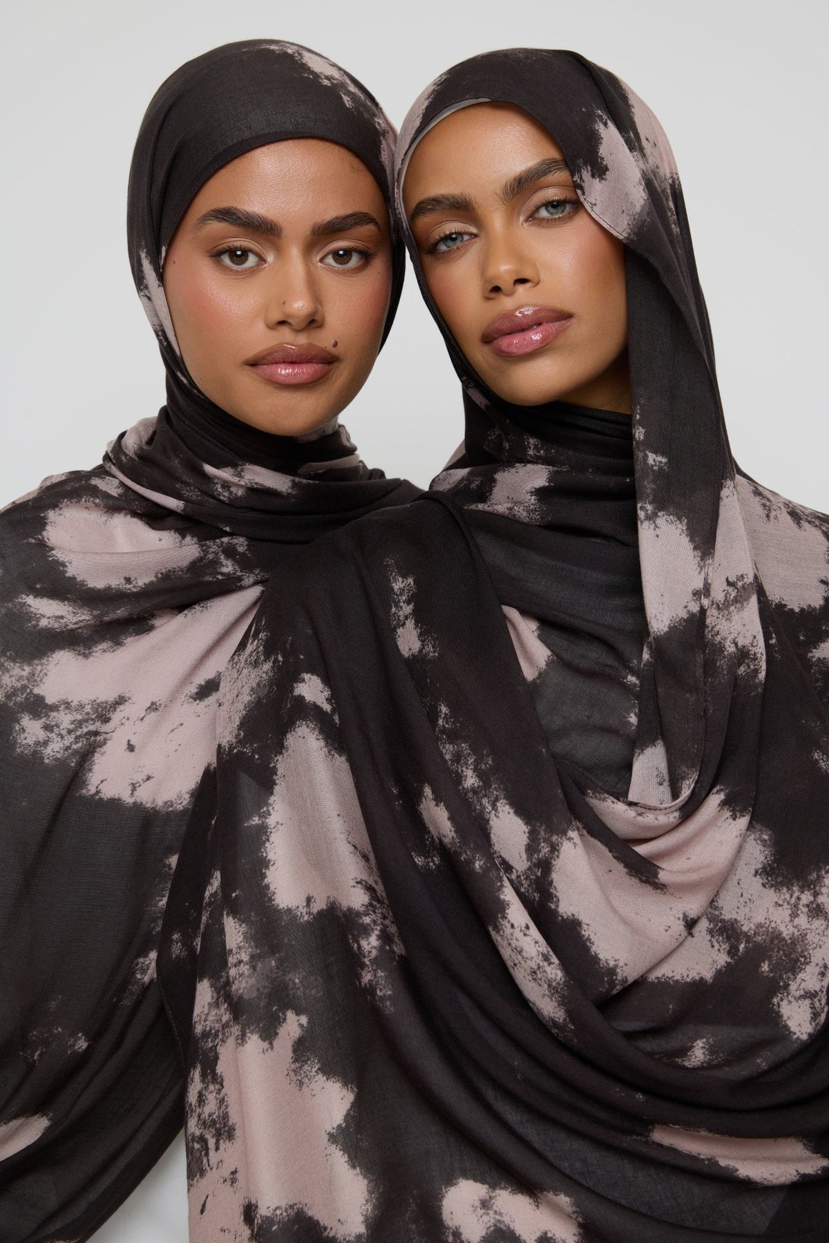 Printed Modal Hijab - Coffee Clouds Hijabs Veiled