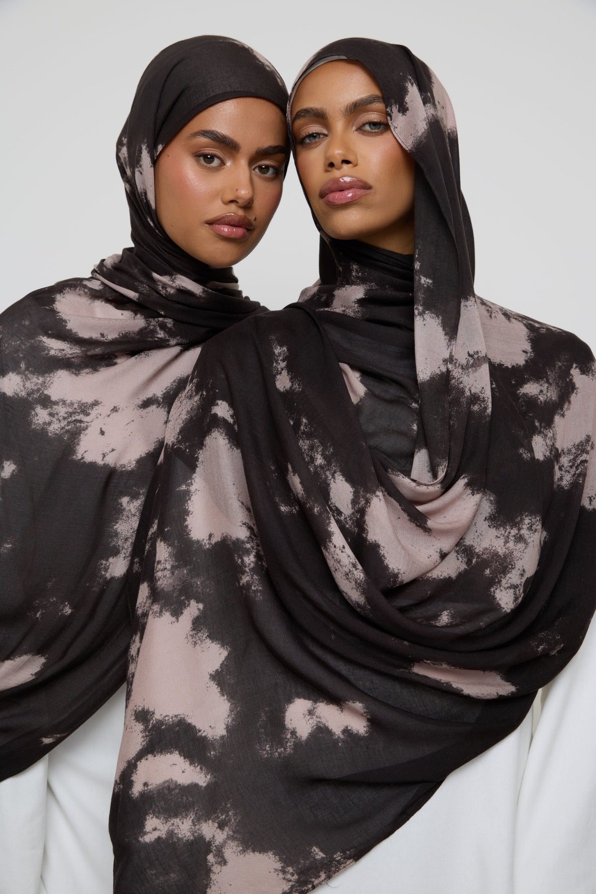 Printed Modal Hijab - Coffee Clouds Hijabs Veiled