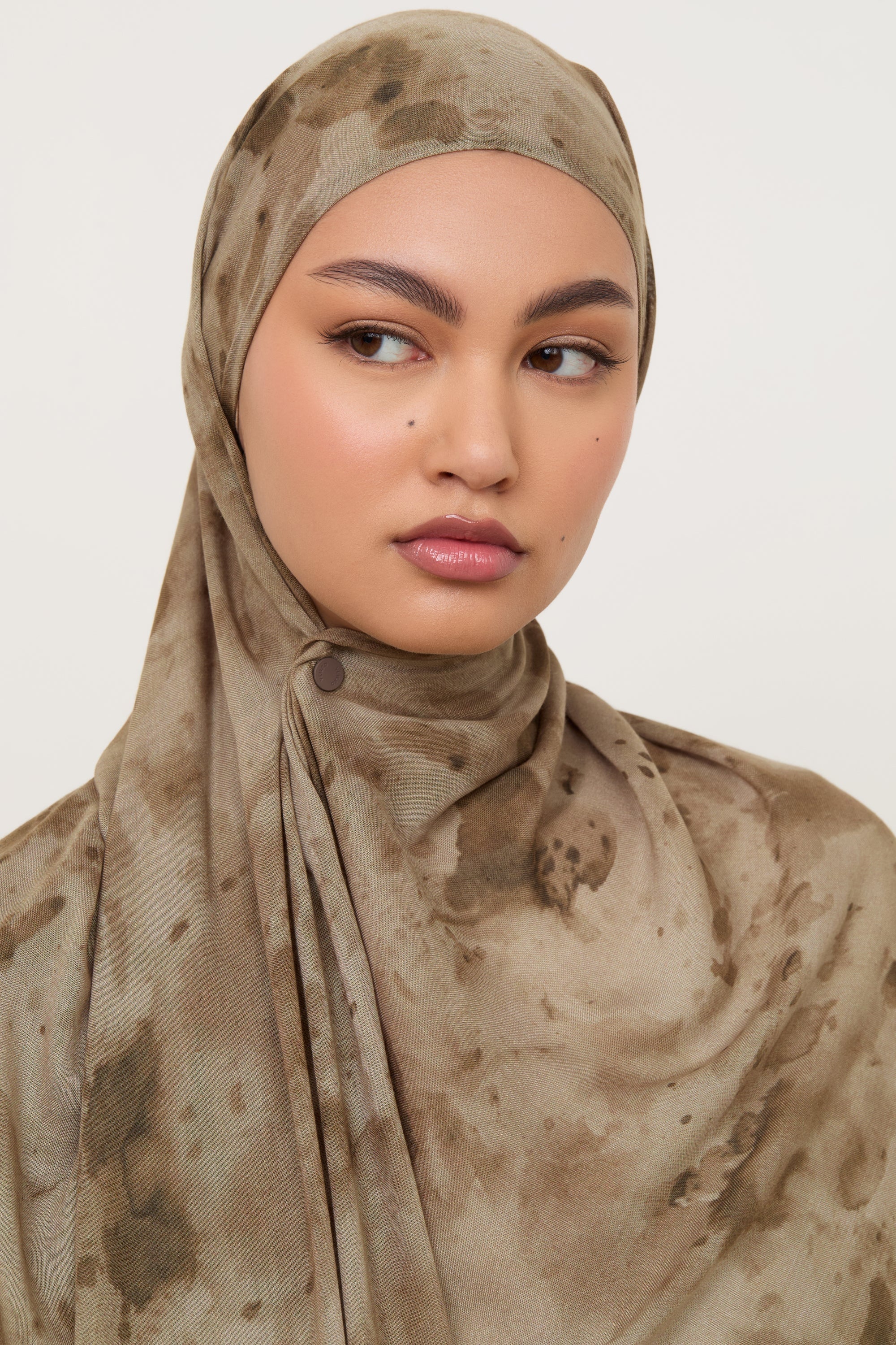 Printed Modal Hijab - Desert Dust Hijabs Veiled