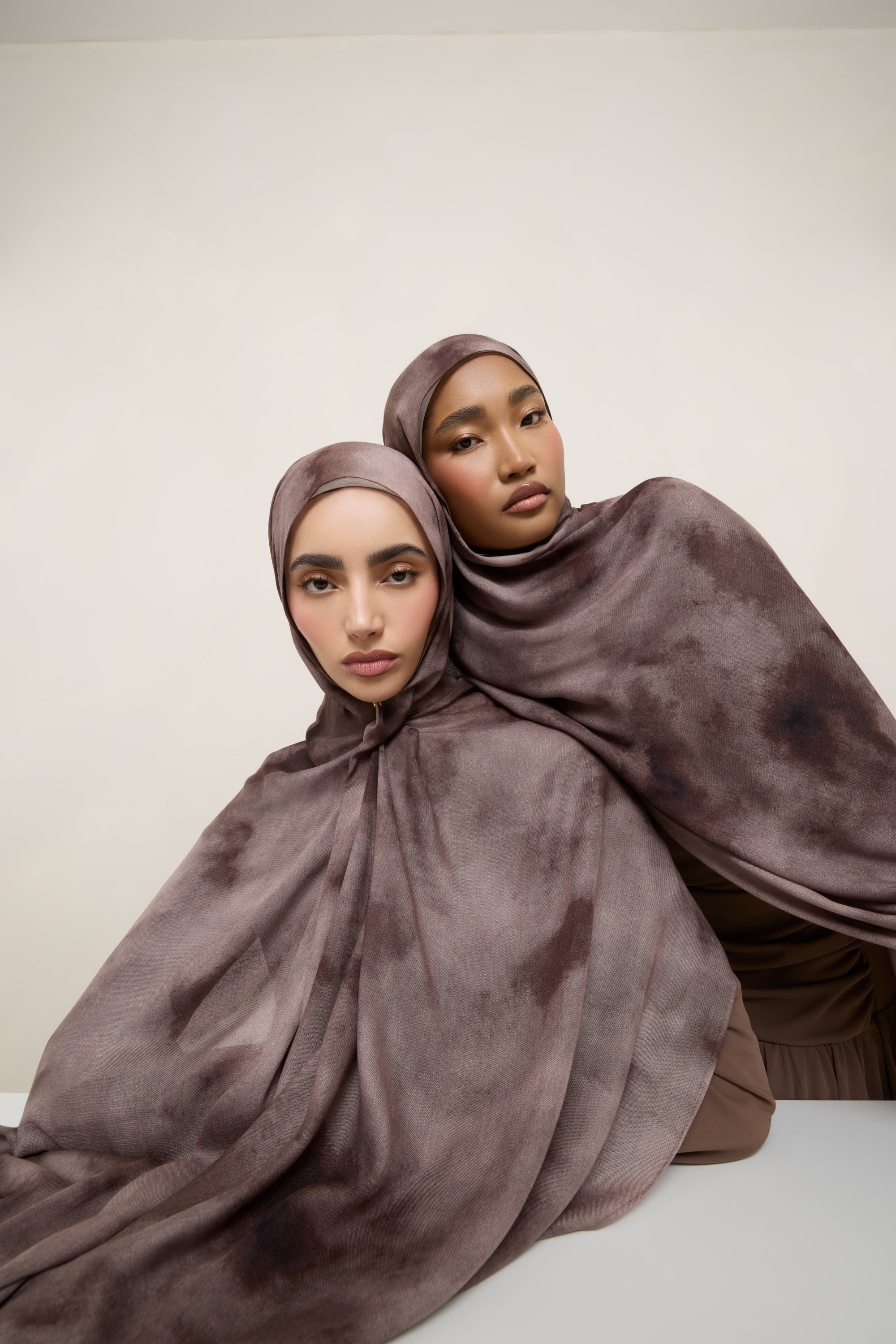 Printed Modal Hijab - Dune Hijabs Veiled