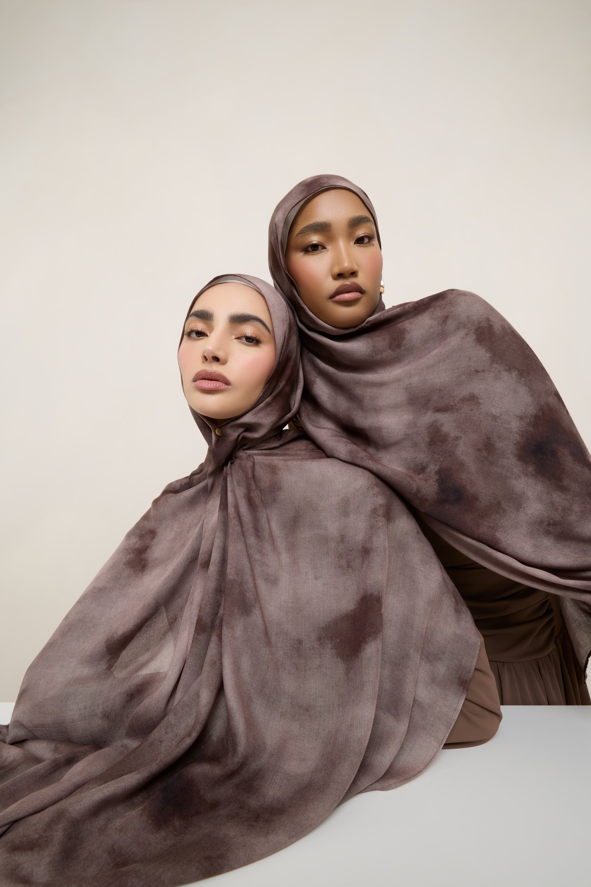 Printed Modal Hijab - Dune Hijabs Veiled