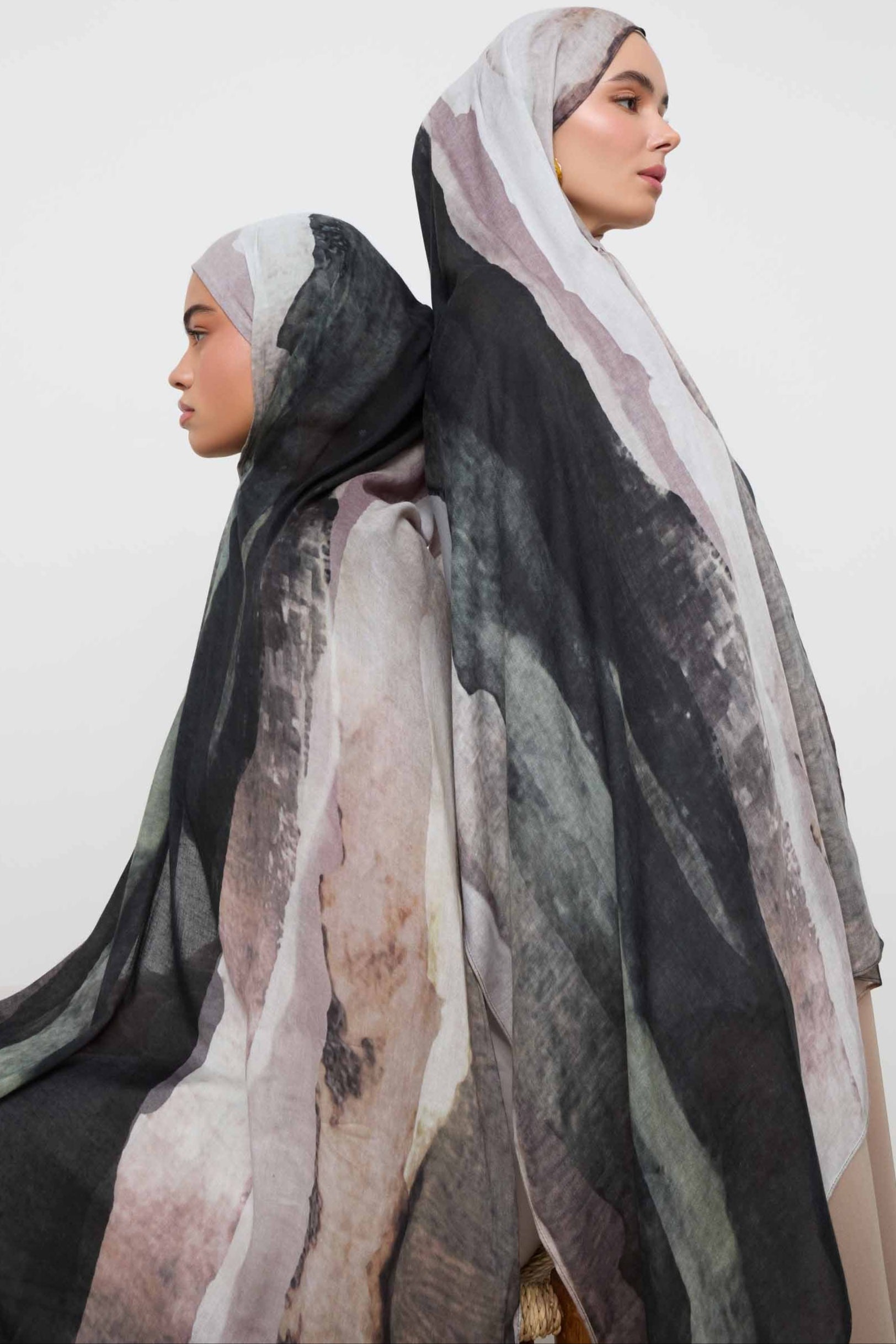 Printed Modal Hijab - Dune Sands Hijabs Veiled