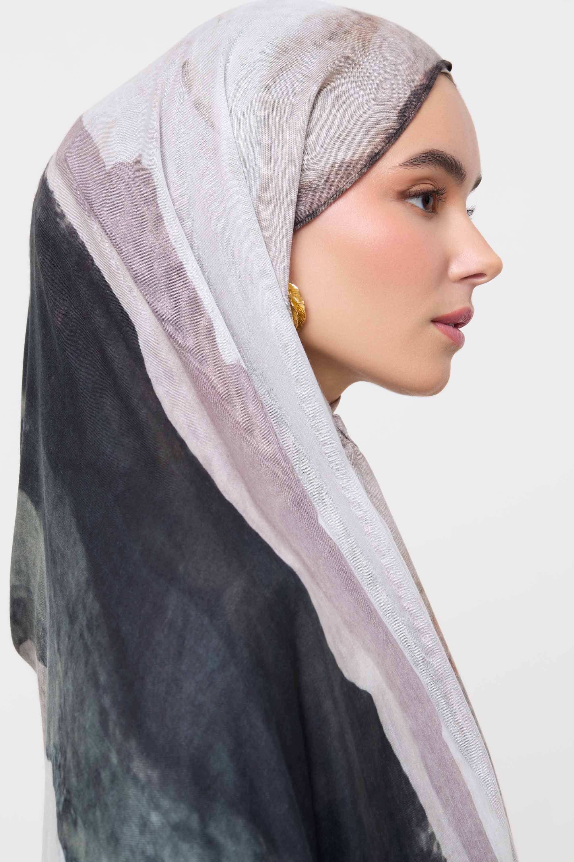 Printed Modal Hijab - Dune Sands Hijabs Veiled