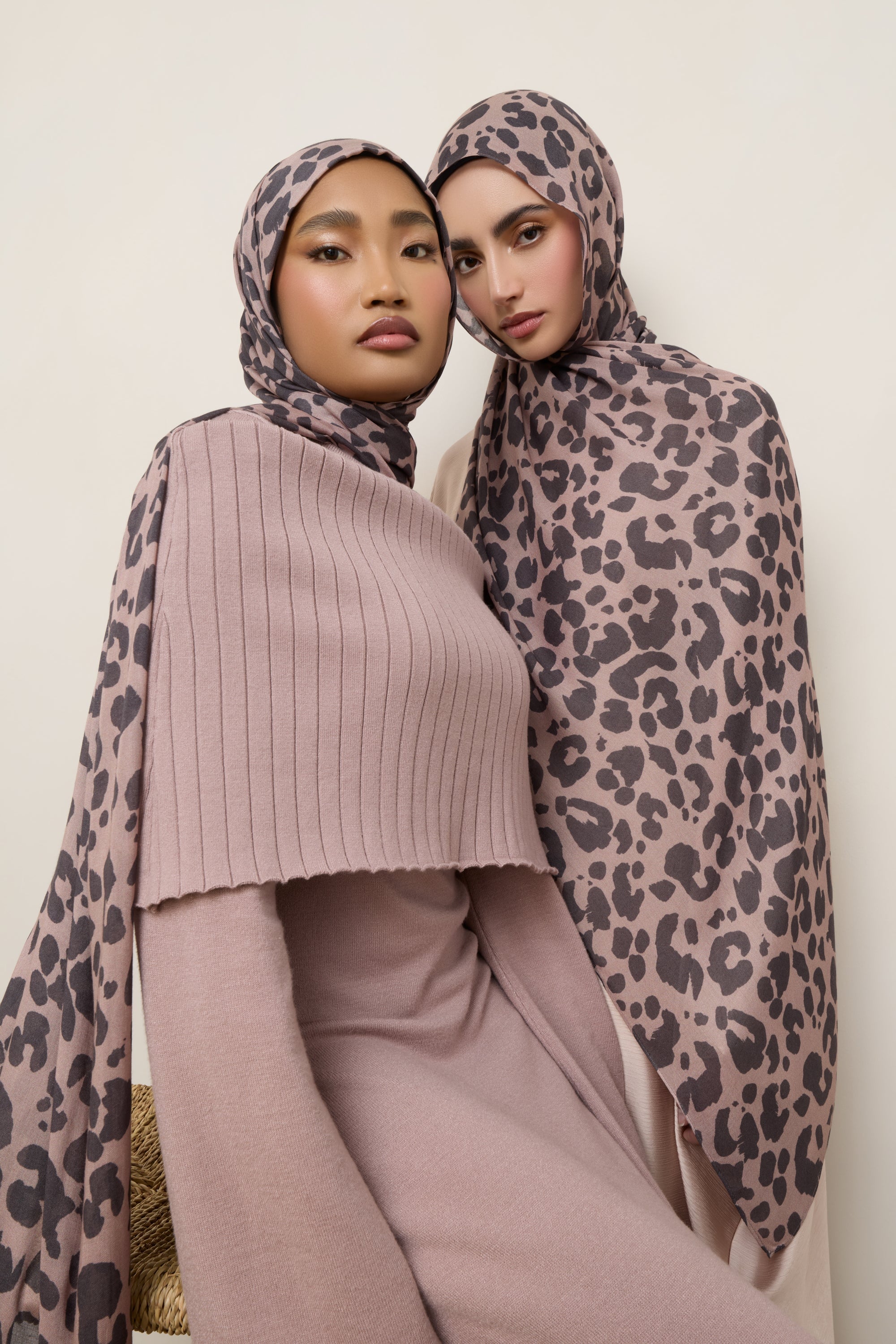 Printed Modal Hijab - Dune Spots Hijabs Veiled