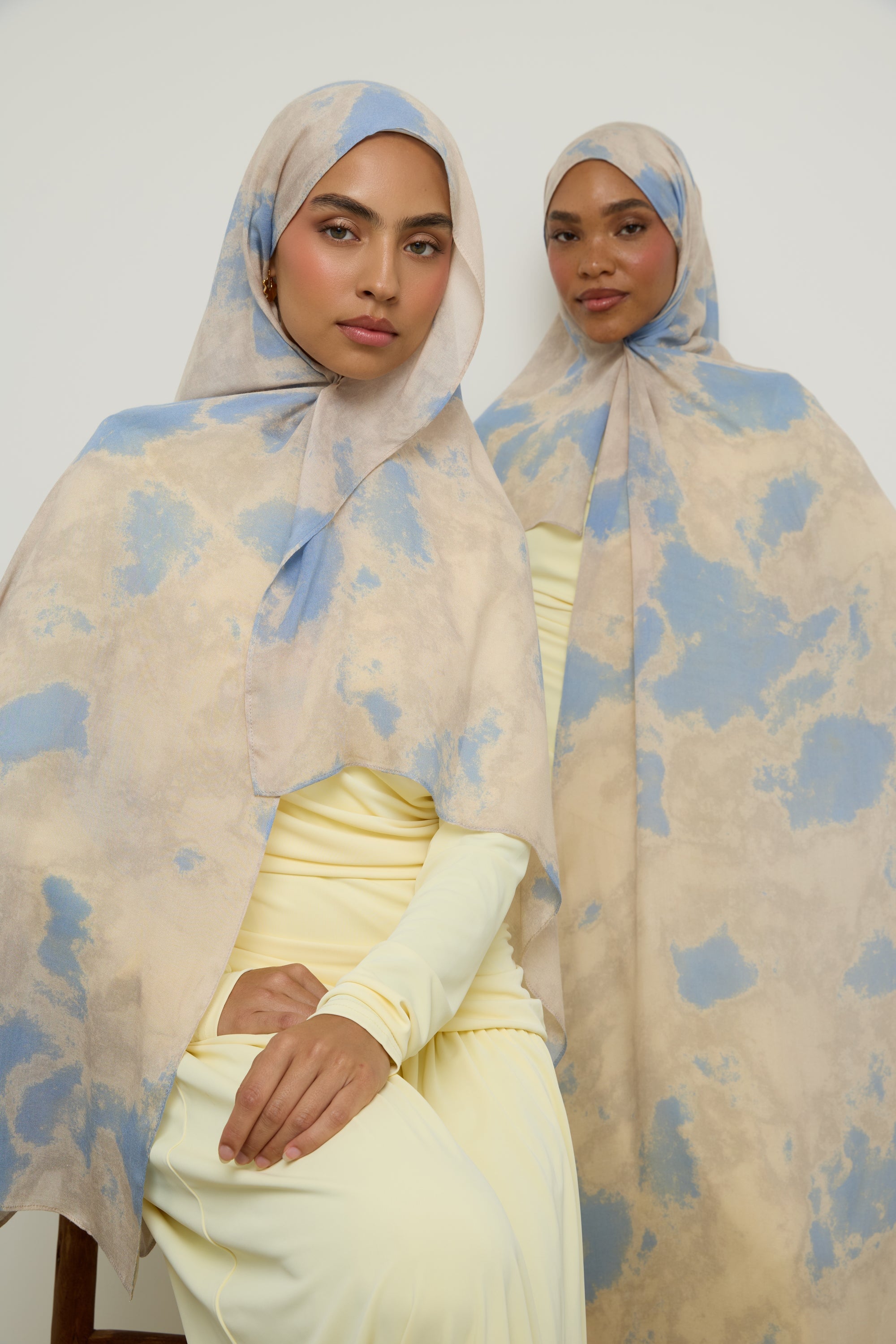 Printed Modal Hijab - Endless Sky Hijab Veiled