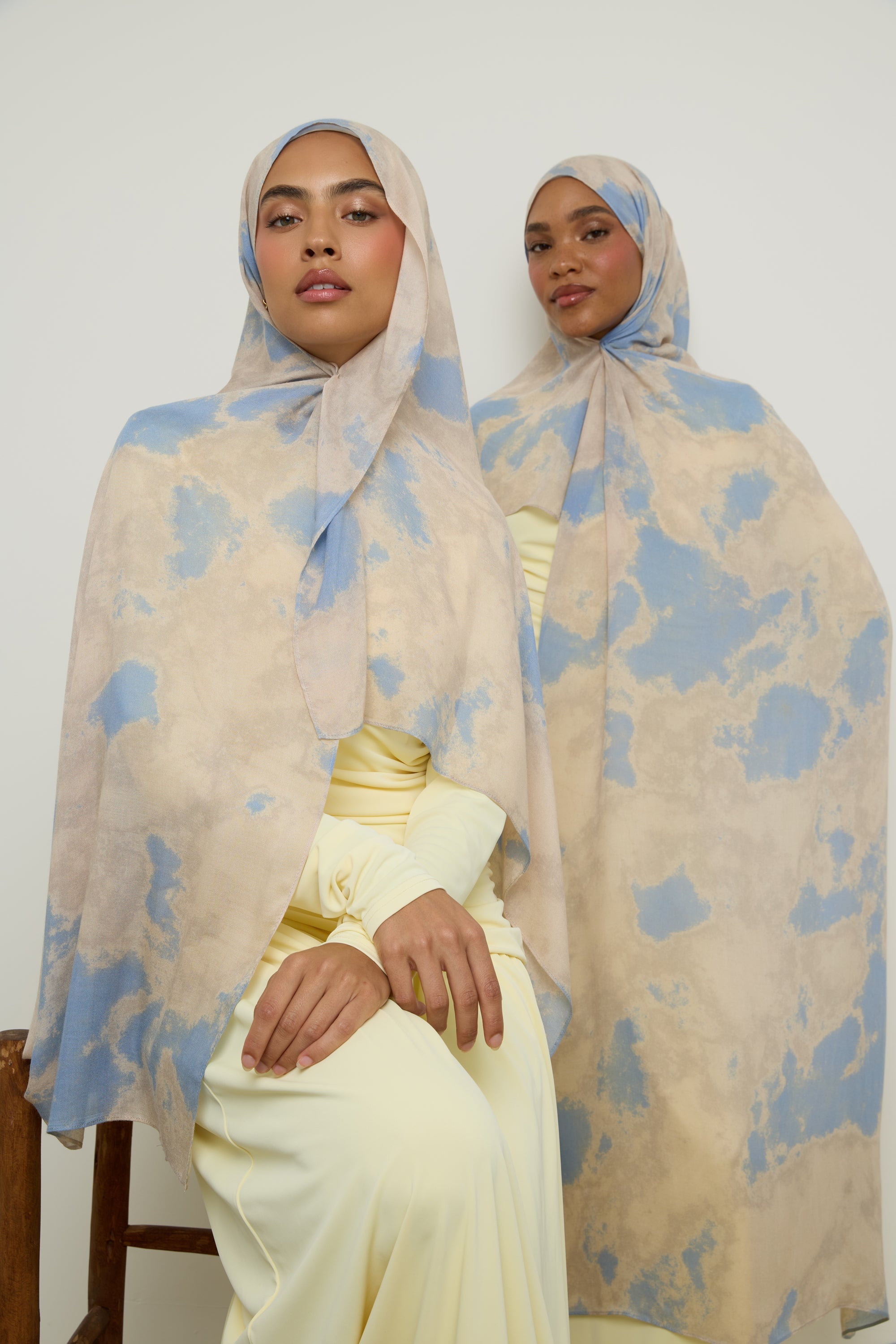 Printed Modal Hijab - Endless Sky Hijab Veiled