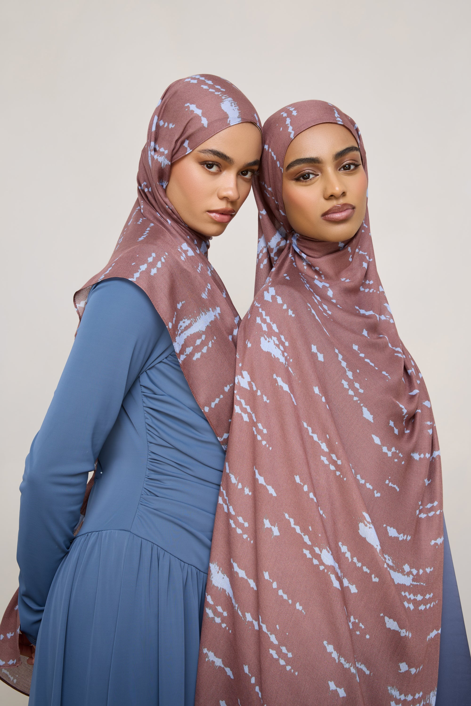 Printed Modal Hijab - Frosted Speckles Hijabs Veiled