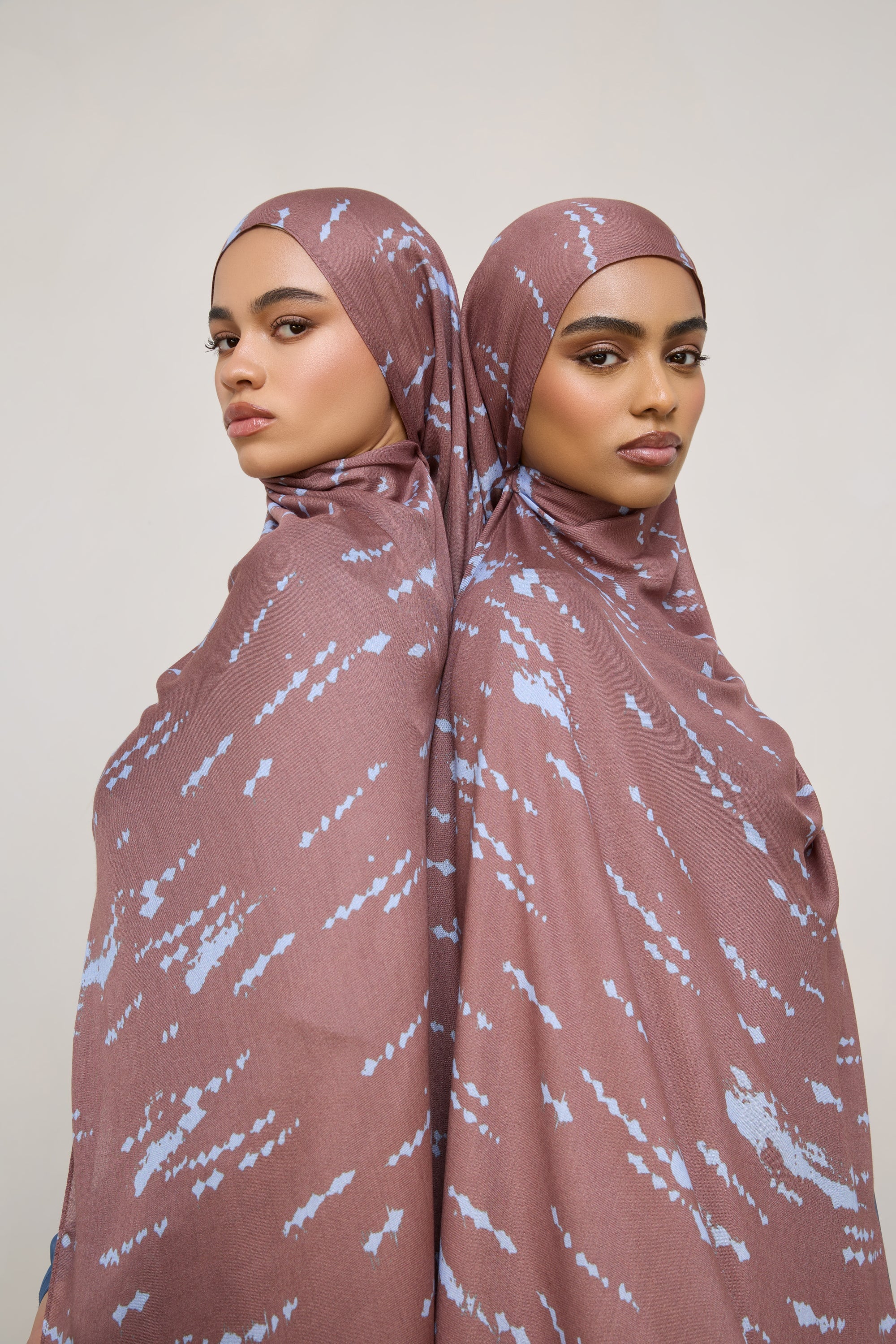 Printed Modal Hijab - Frosted Speckles Hijabs Veiled