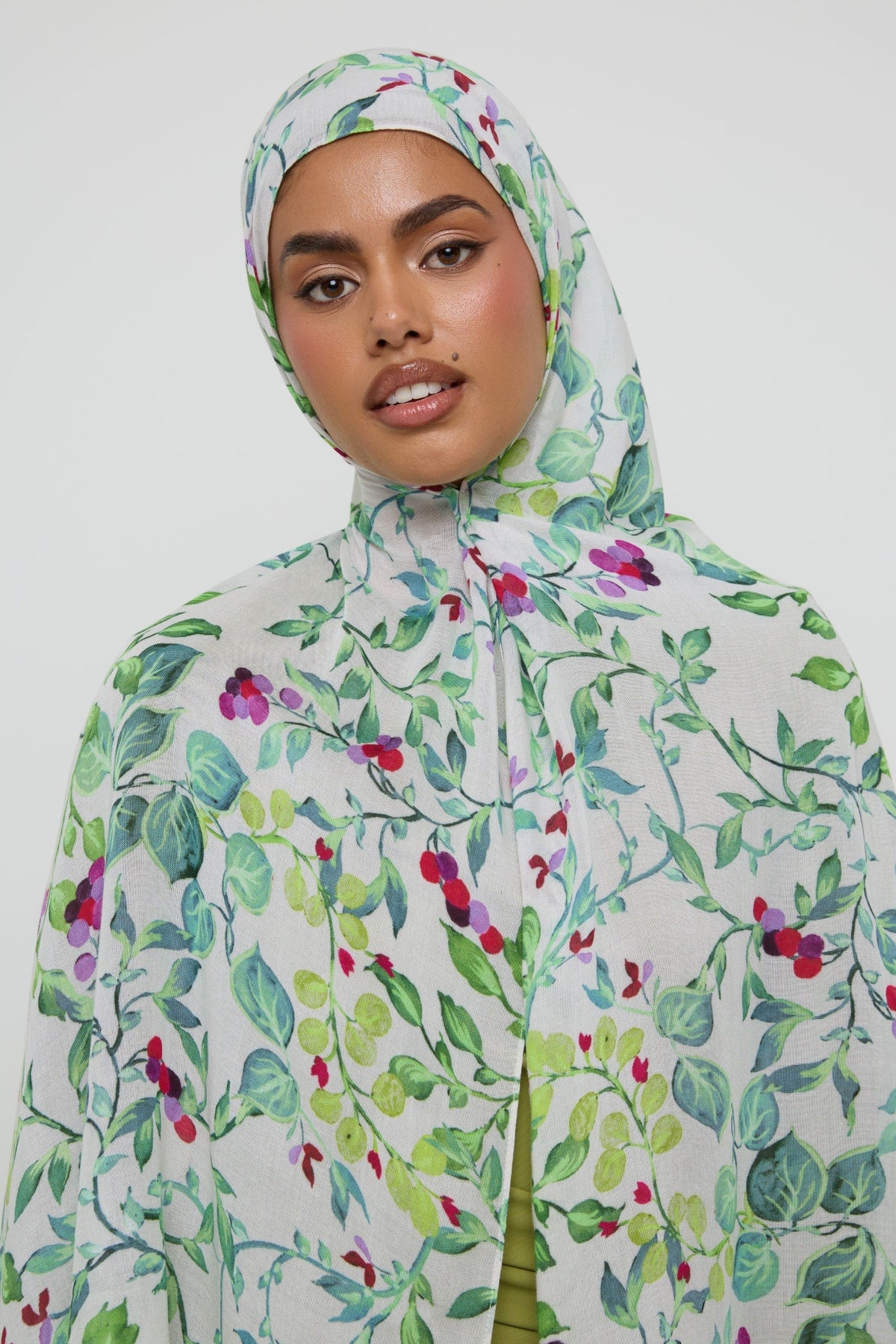 Printed Modal Hijab - Grapevine Hijabs Veiled