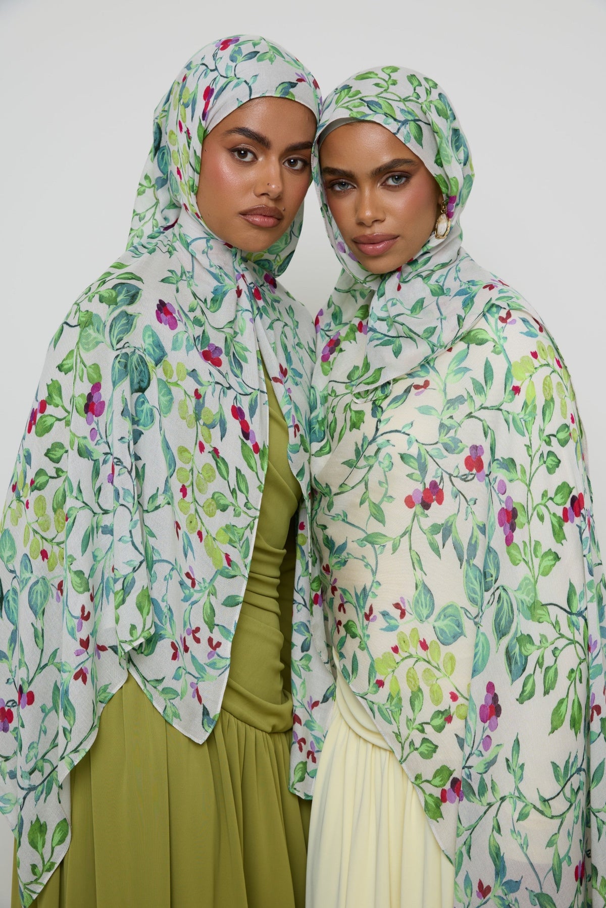Printed Modal Hijab - Grapevine Hijabs Veiled