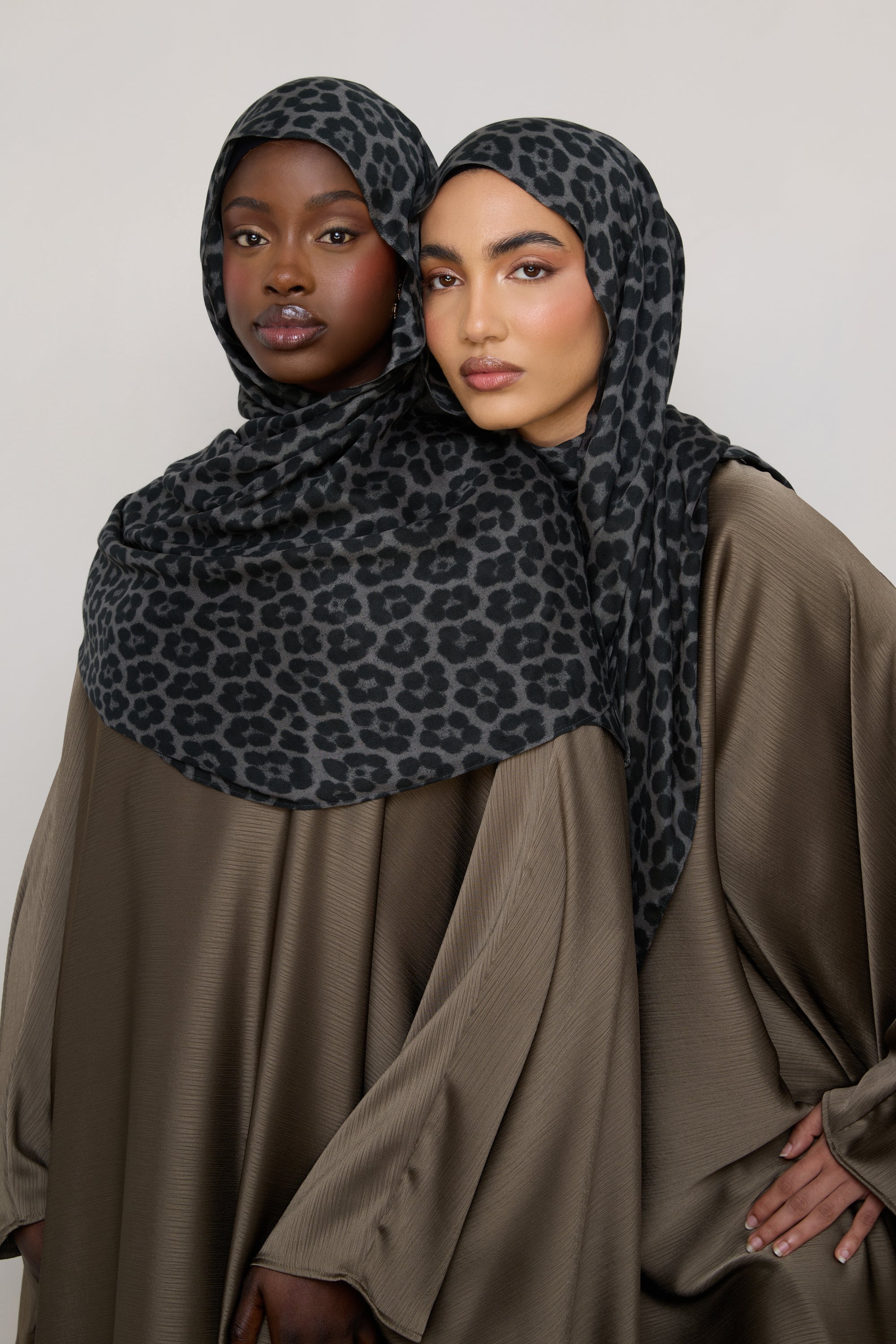 Printed Modal Hijab - Leopard Rosettes Hijabs Veiled