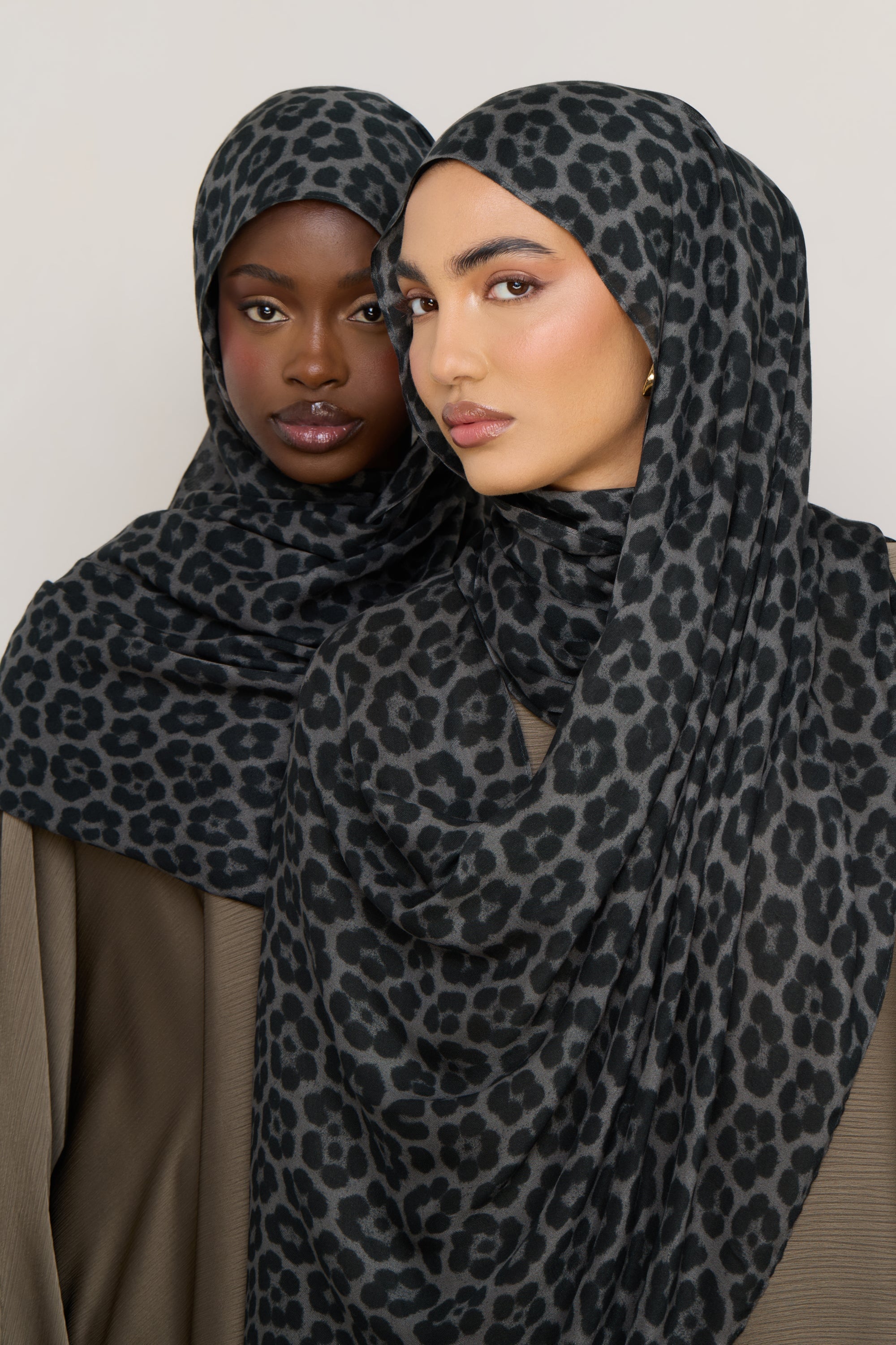 Printed Modal Hijab - Leopard Rosettes Hijabs Veiled