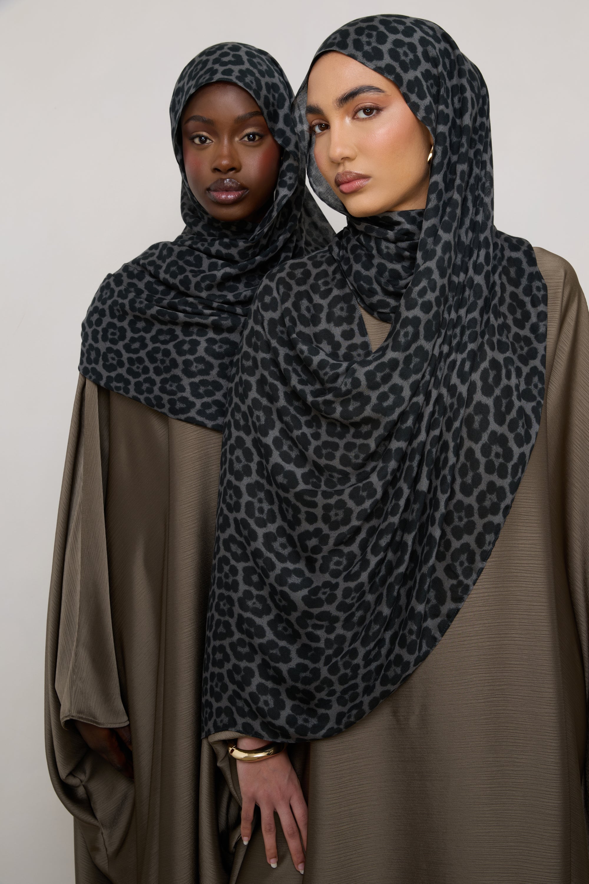 Printed Modal Hijab - Leopard Rosettes Hijabs Veiled