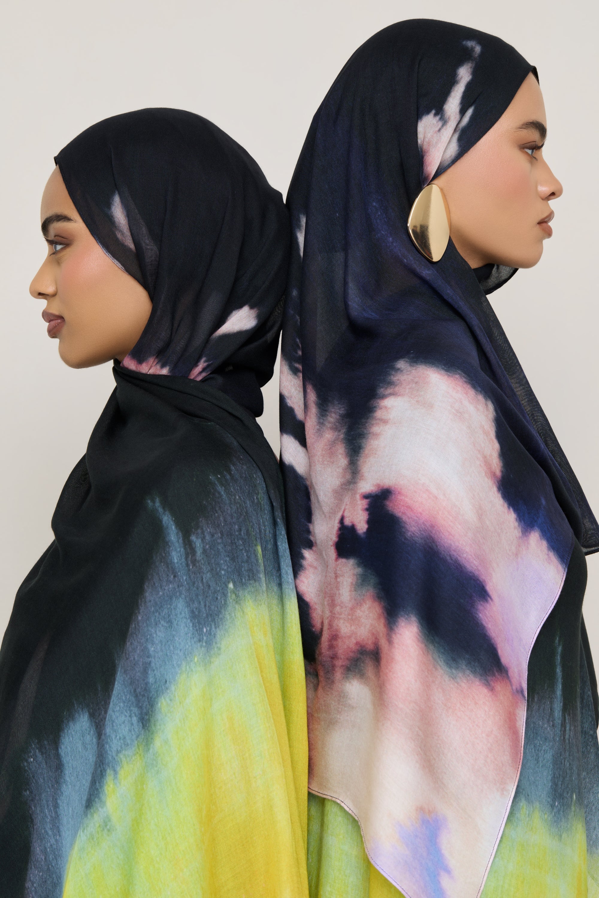 Printed Modal Hijab - Lightburst Hijabs Veiled