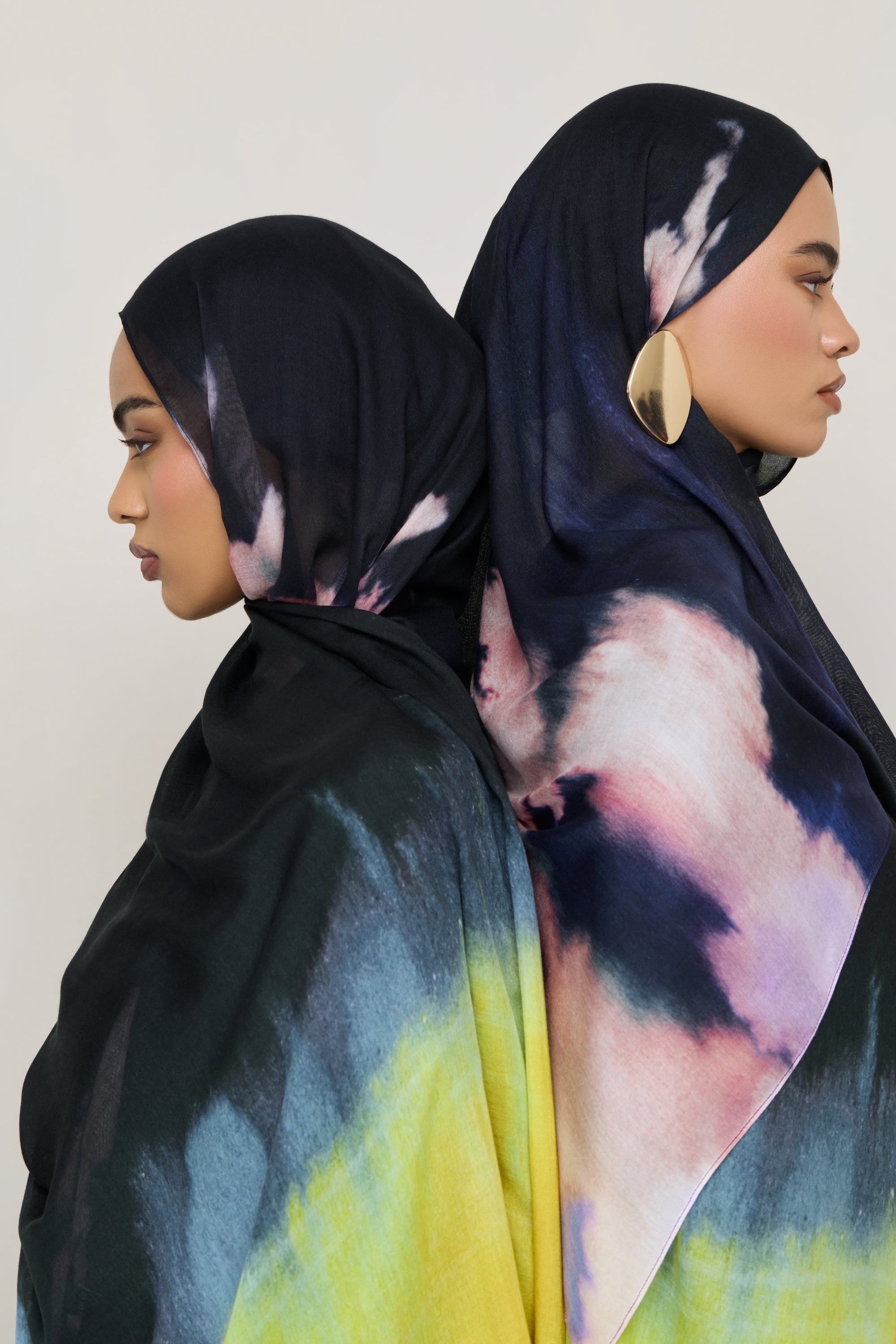 Printed Modal Hijab - Lightburst Hijabs Veiled