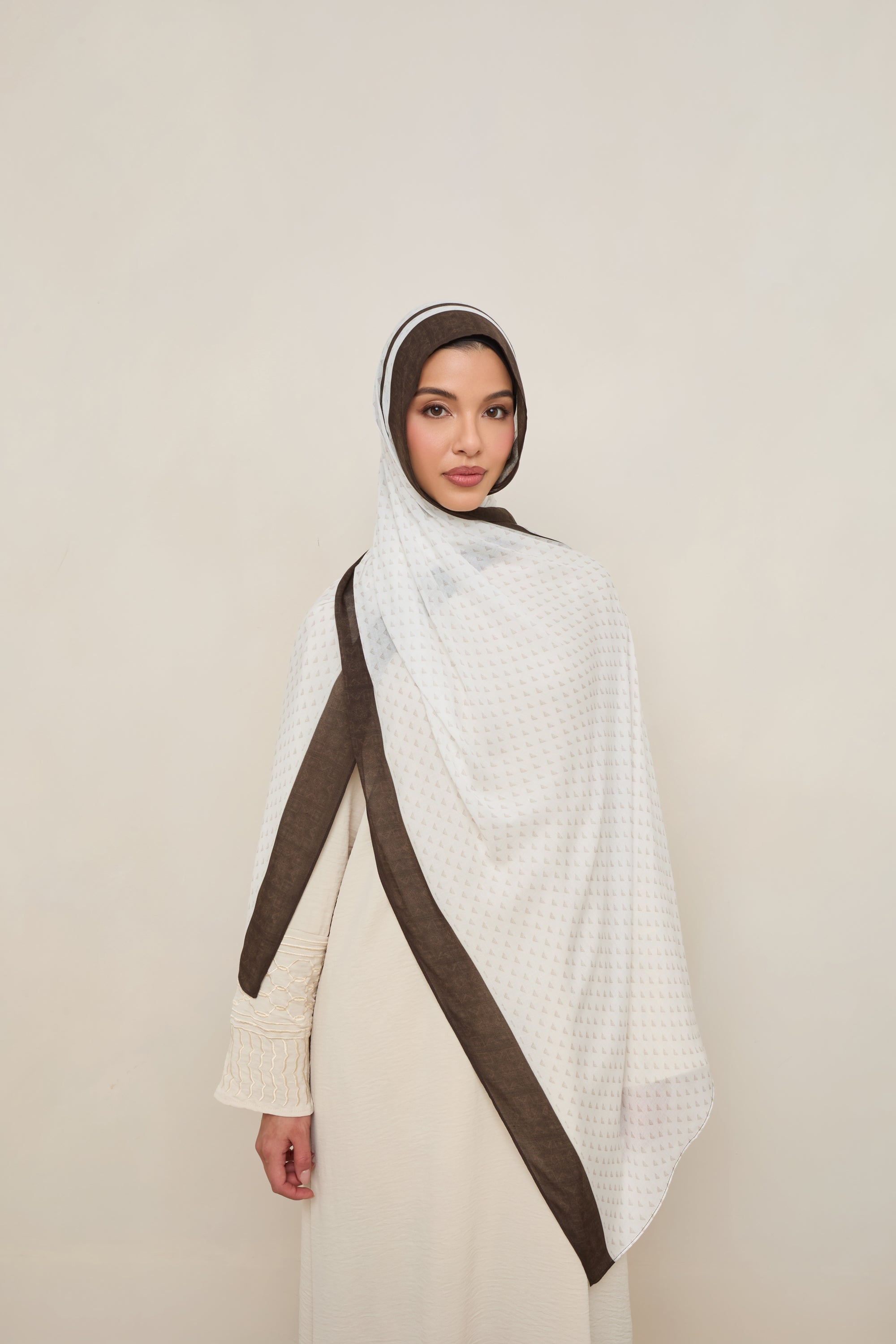 Printed Modal Hijab - Mosaic Hijabs Veiled