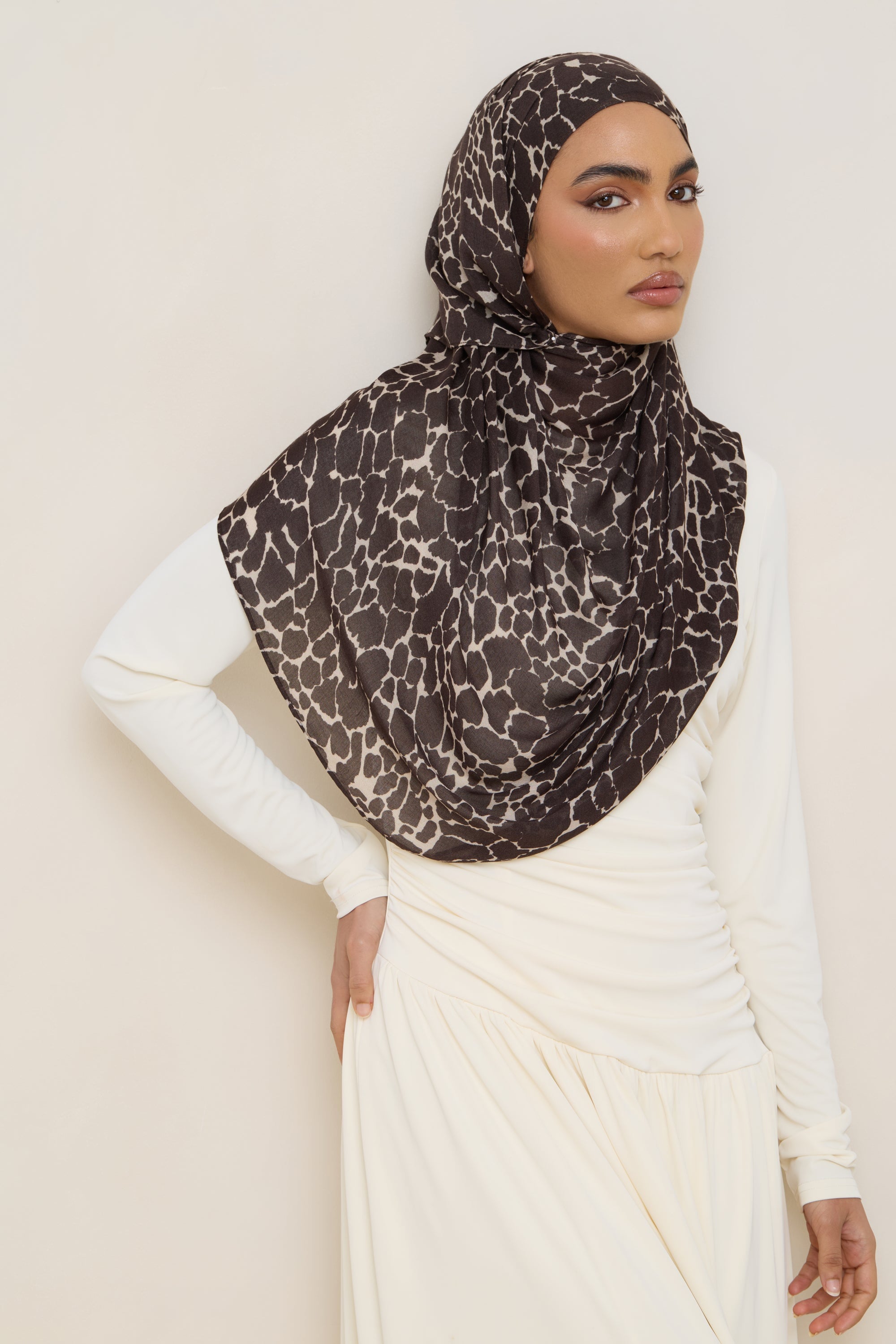 Printed Modal Hijab - Nomad Hijabs Veiled