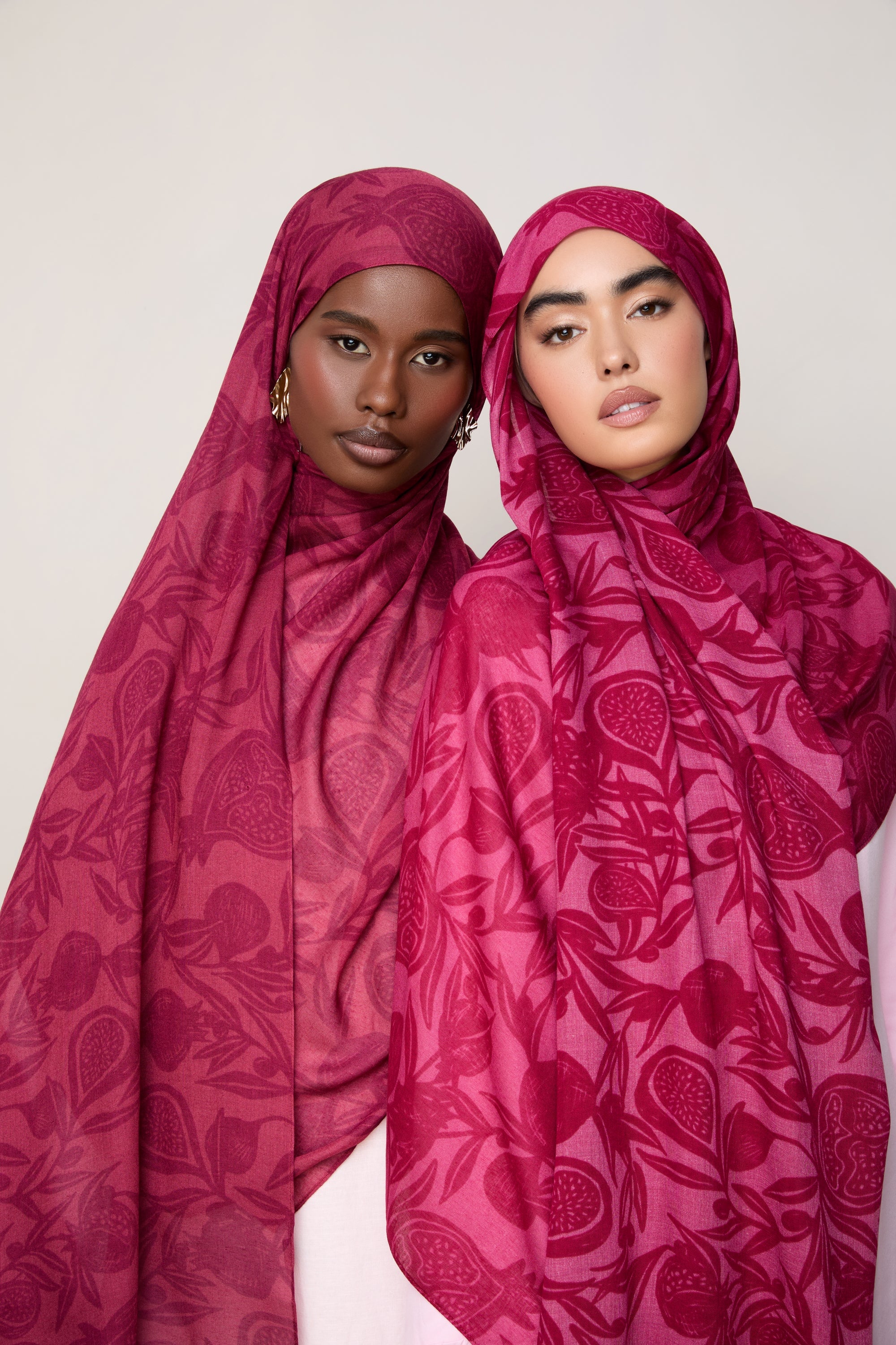 Printed Modal Hijab - Paradise Garden Hijabs Veiled