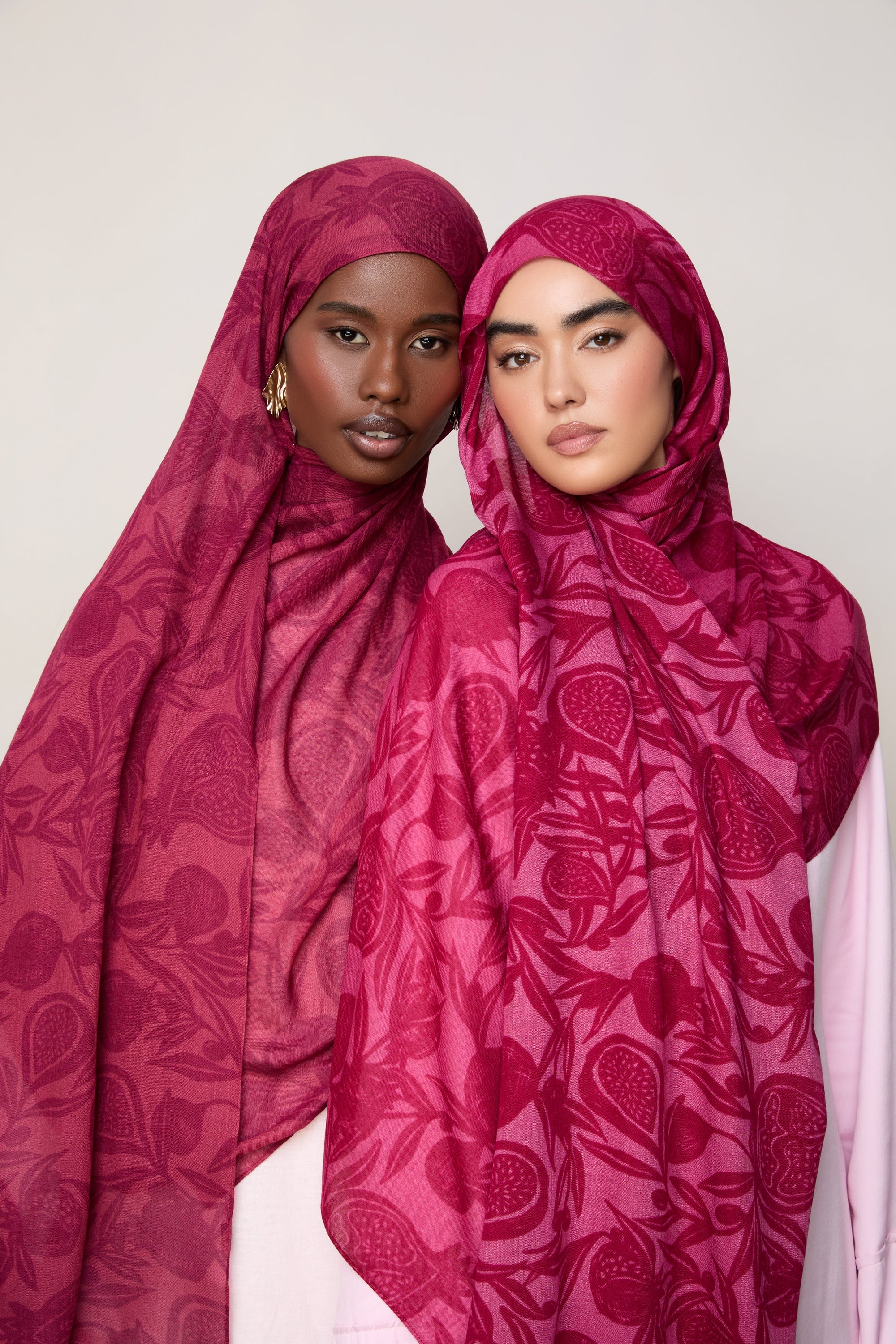 Printed Modal Hijab - Paradise Garden Hijabs Veiled