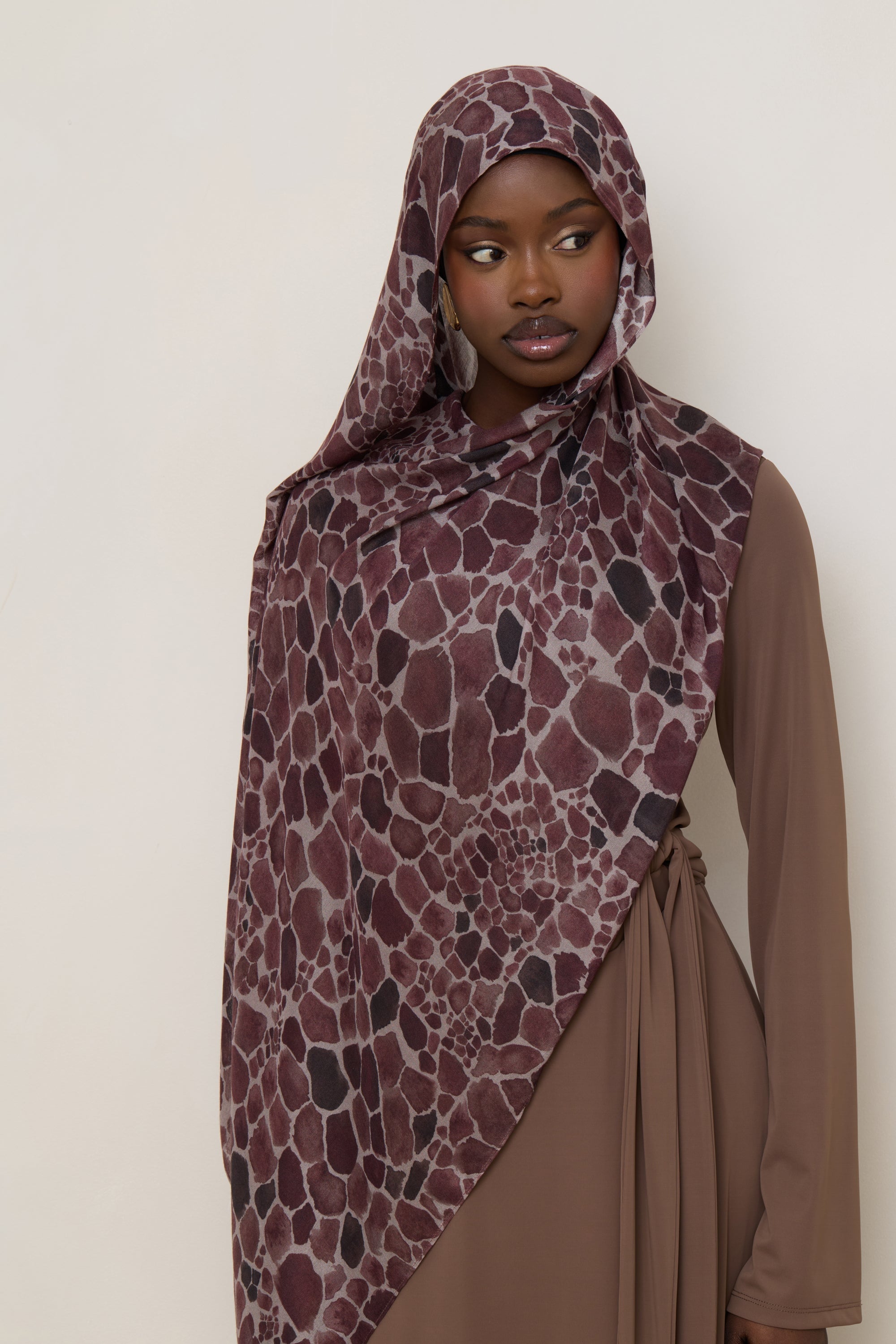 Printed Modal Hijab - Safari Hijabs Veiled