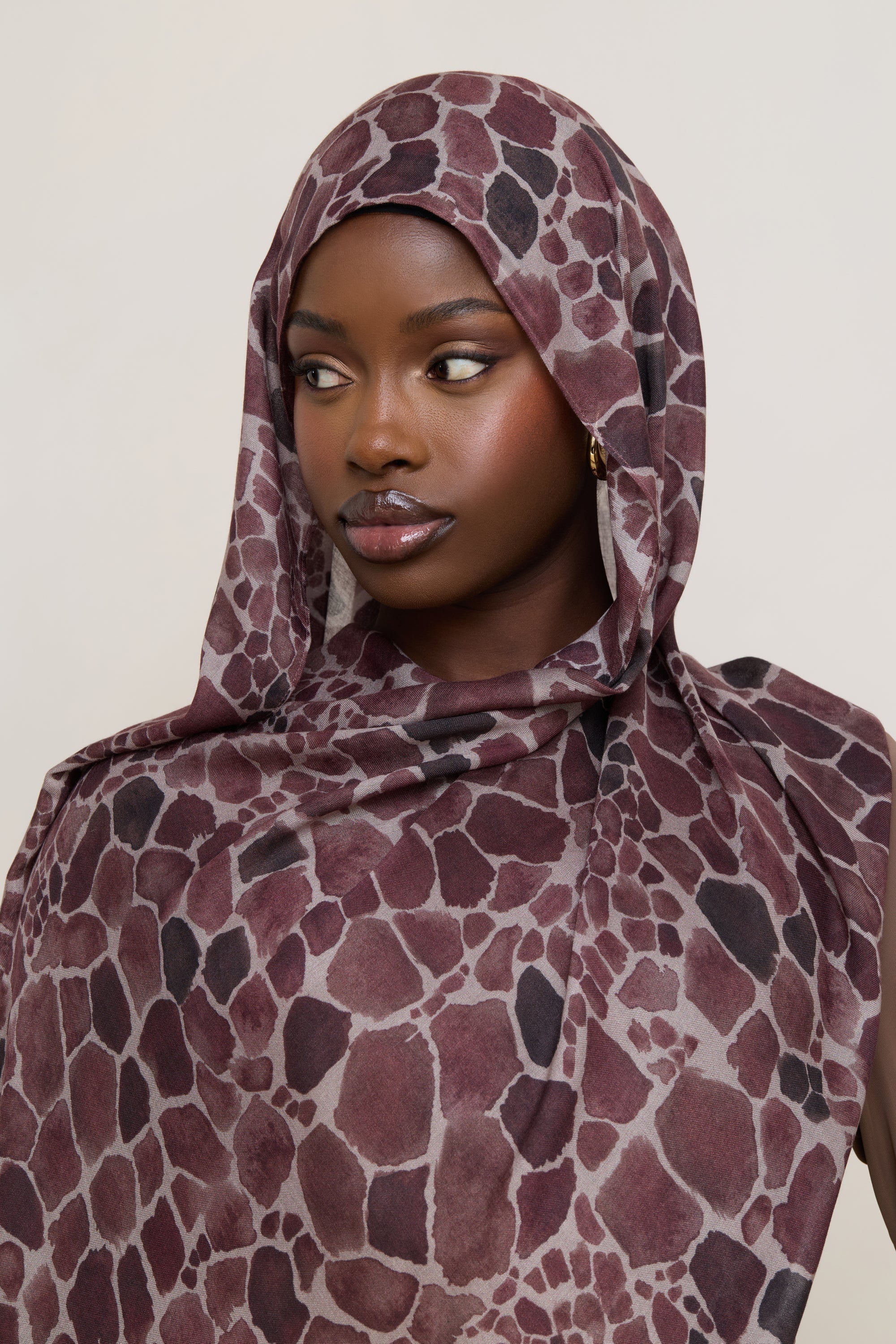 Printed Modal Hijab - Safari Hijabs Veiled