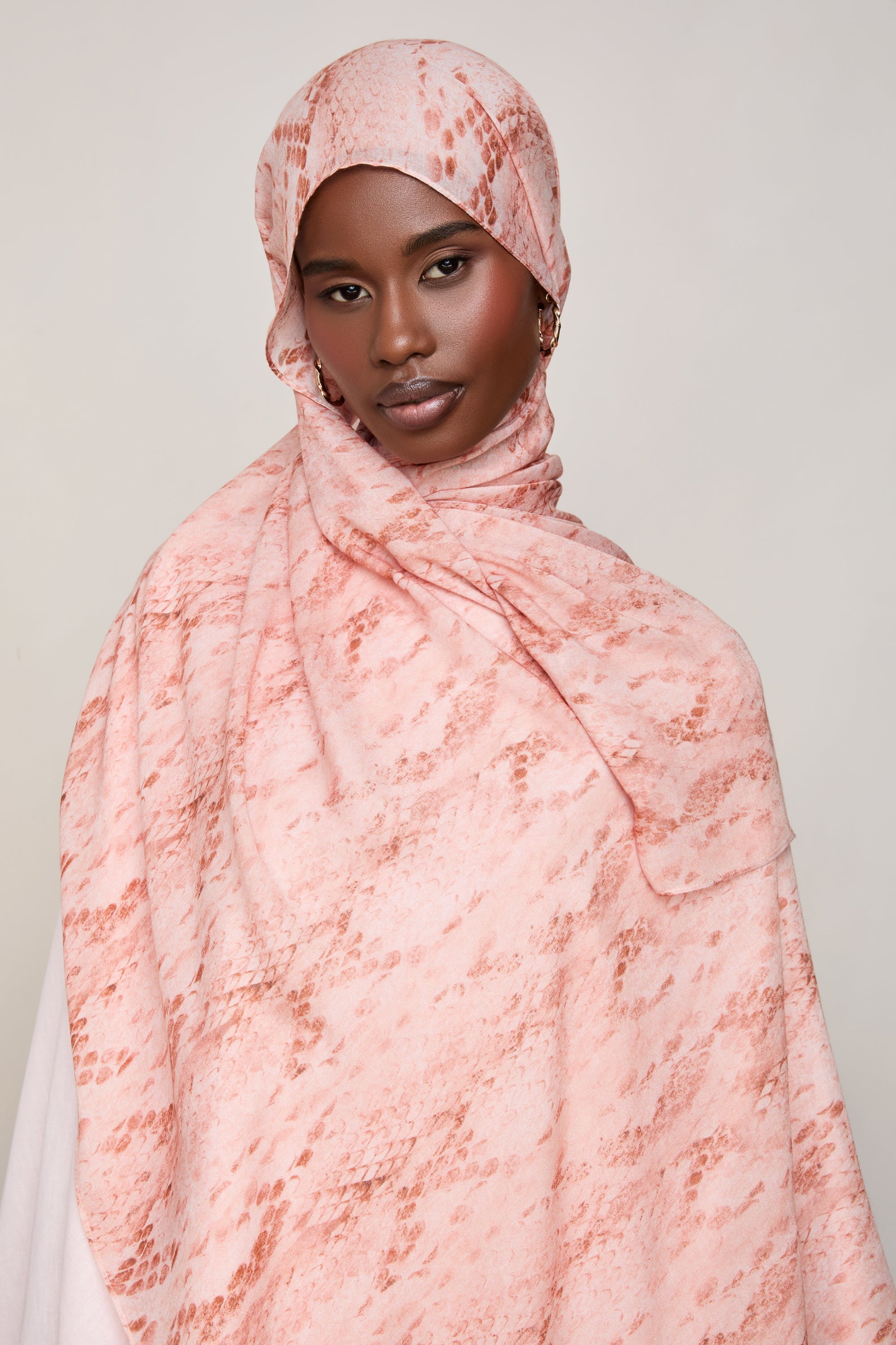 Printed Modal Hijab - Serpentina Hijabs Veiled