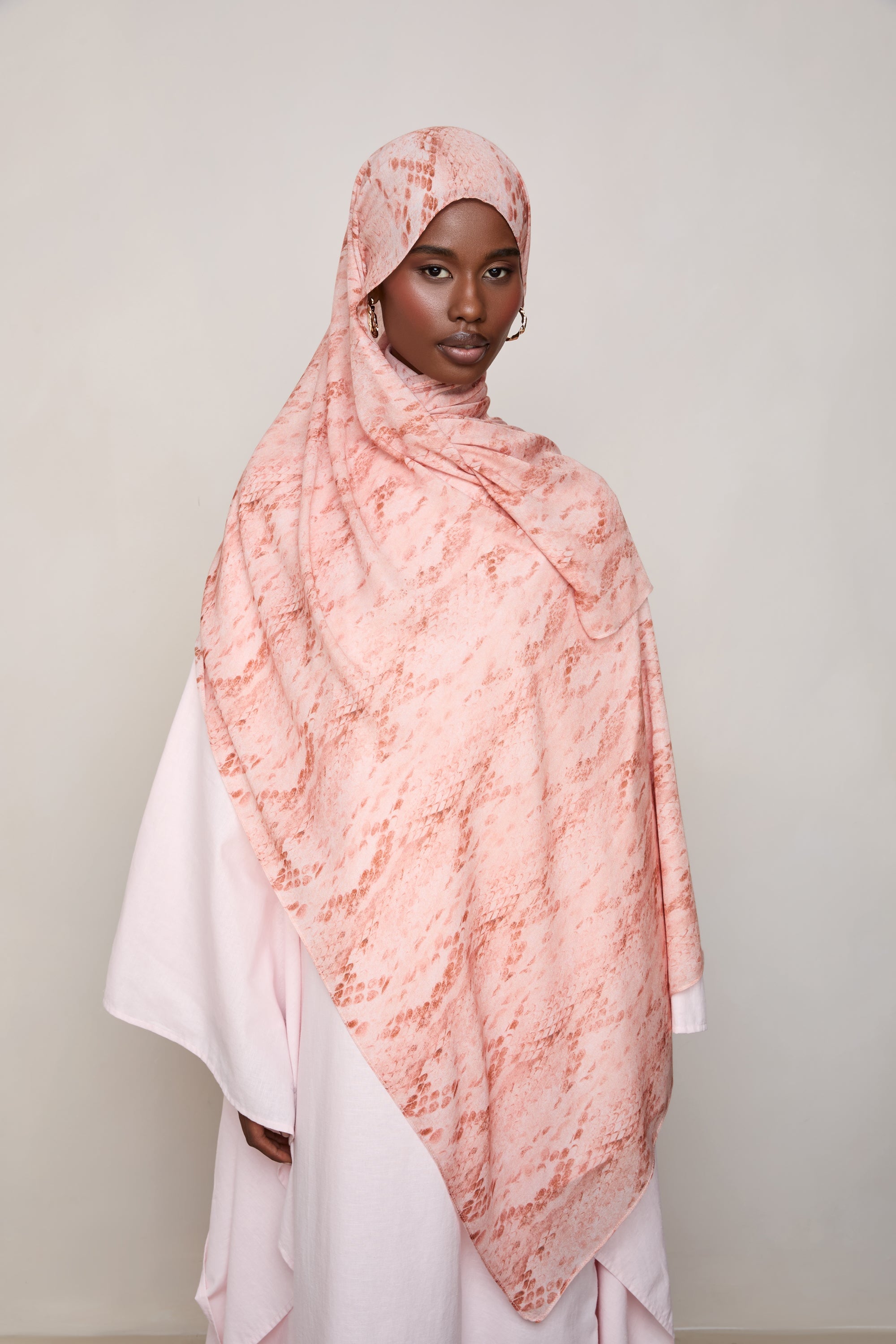 Printed Modal Hijab - Serpentina Hijabs Veiled