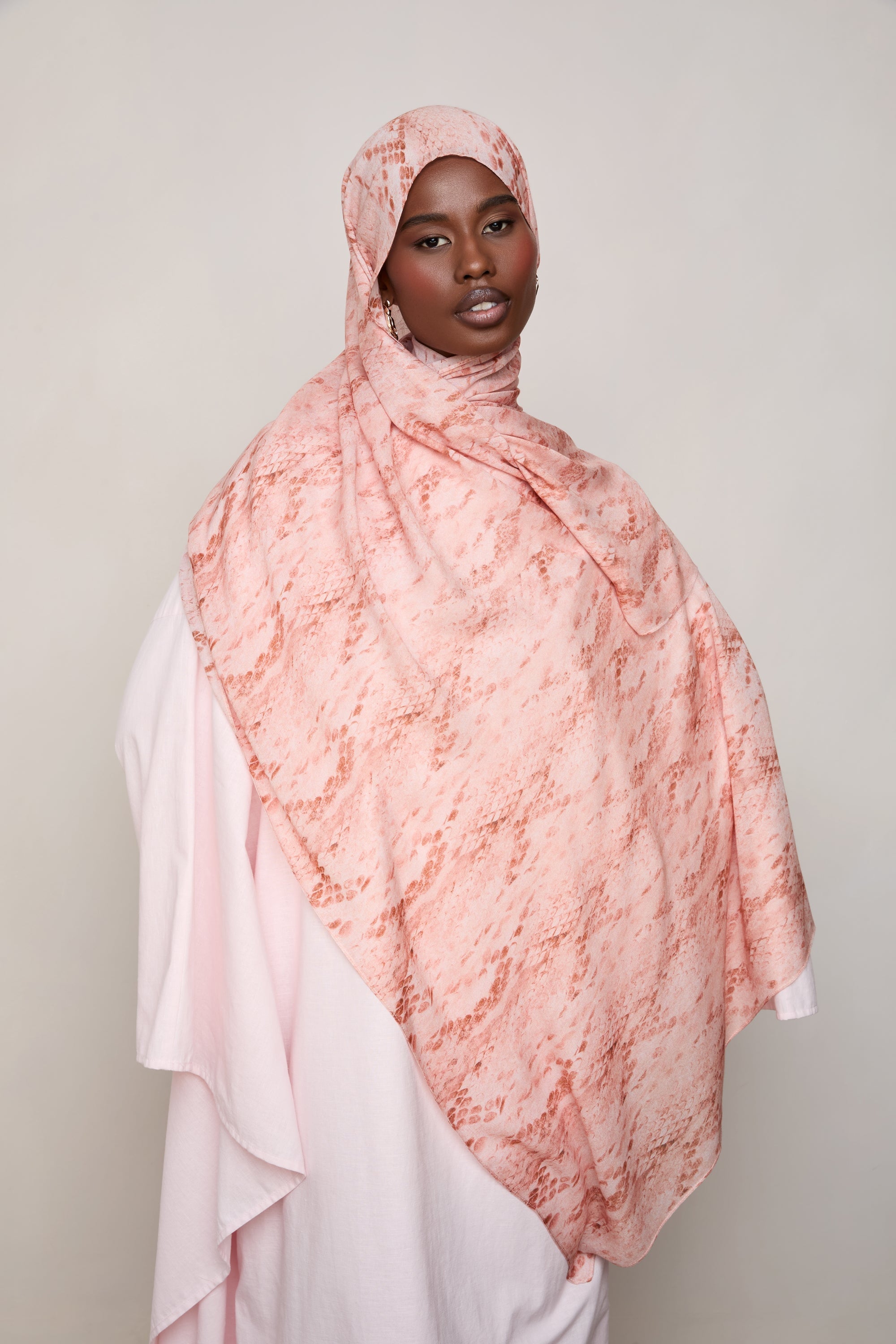 Printed Modal Hijab - Serpentina Hijabs Veiled