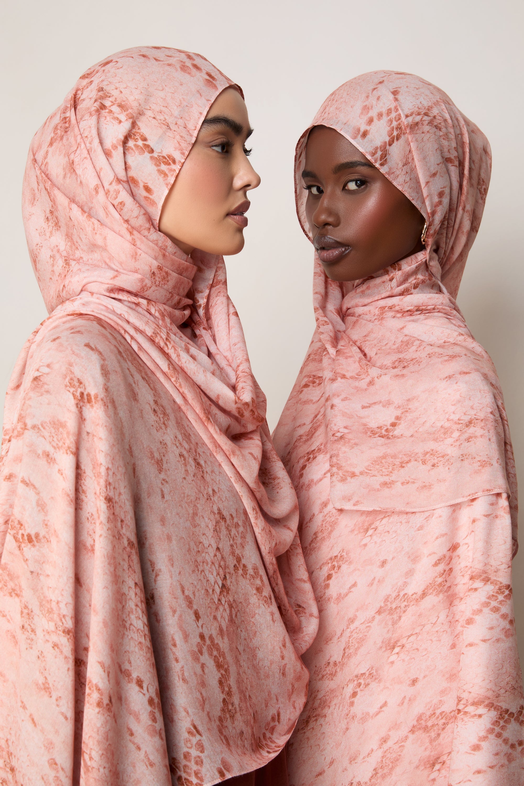 Printed Modal Hijab - Serpentina Hijabs Veiled