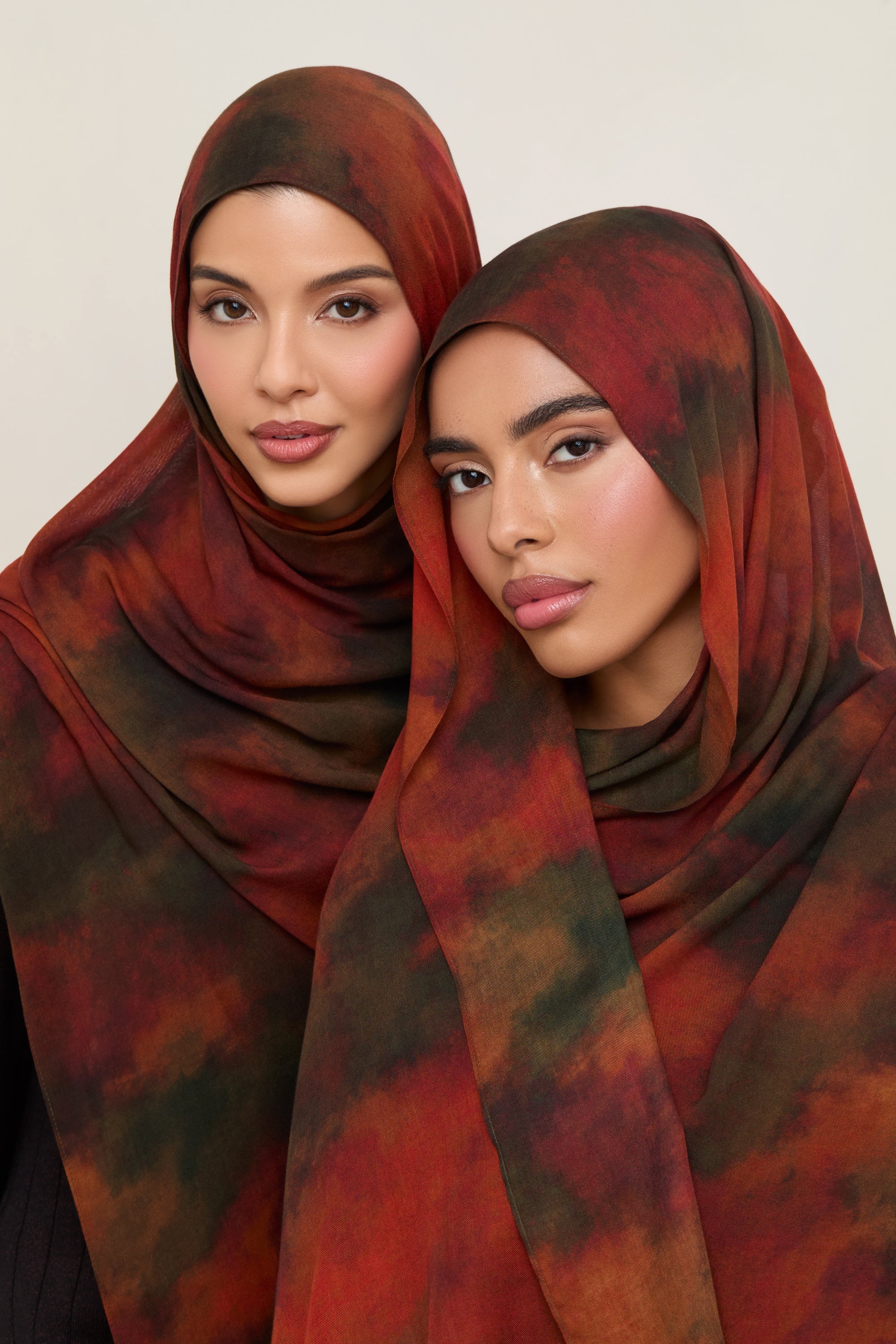 Printed Modal Hijab - Sienna Earth Hijabs Veiled