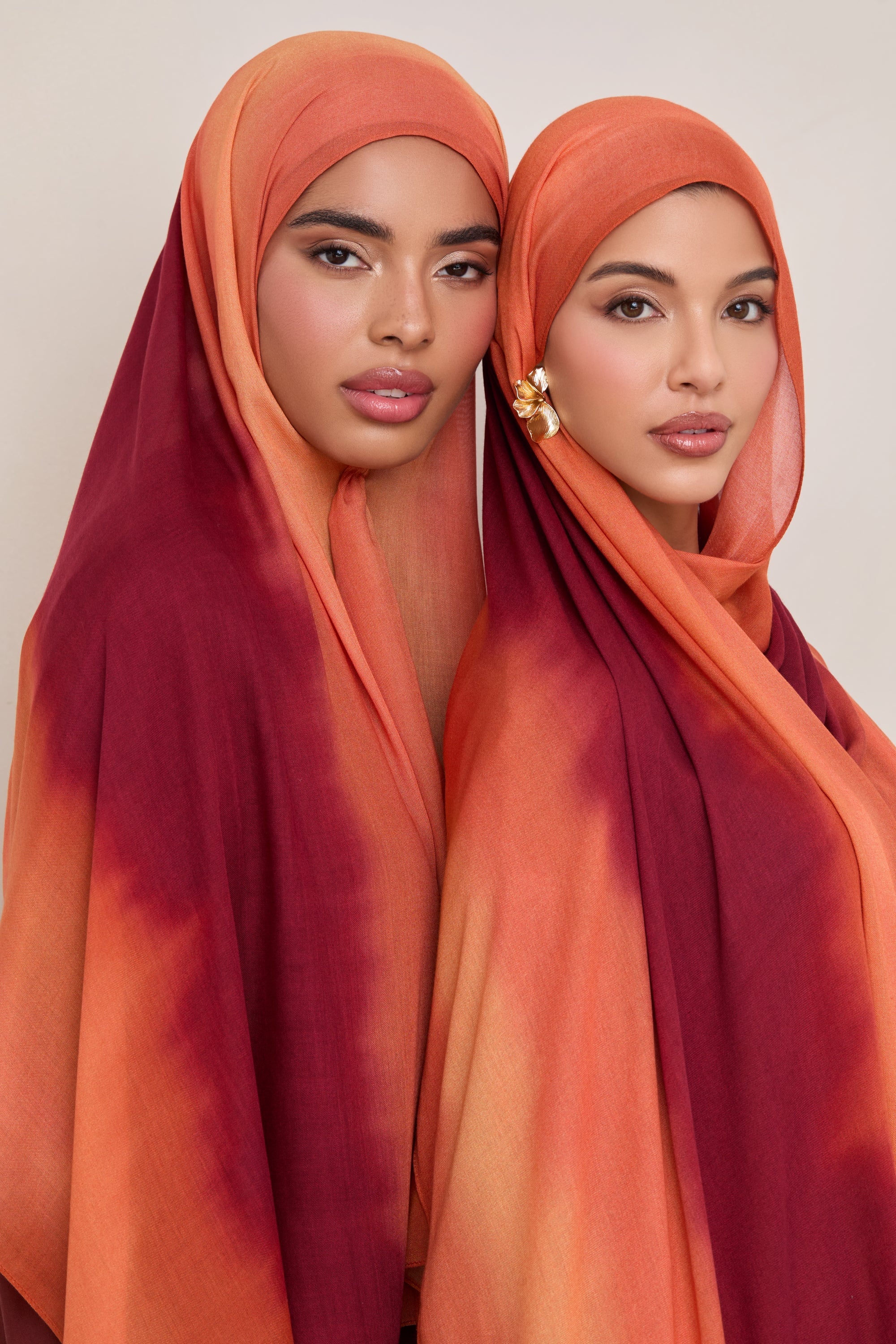 Printed Modal Hijab - Summer Sunset Hijabs Veiled